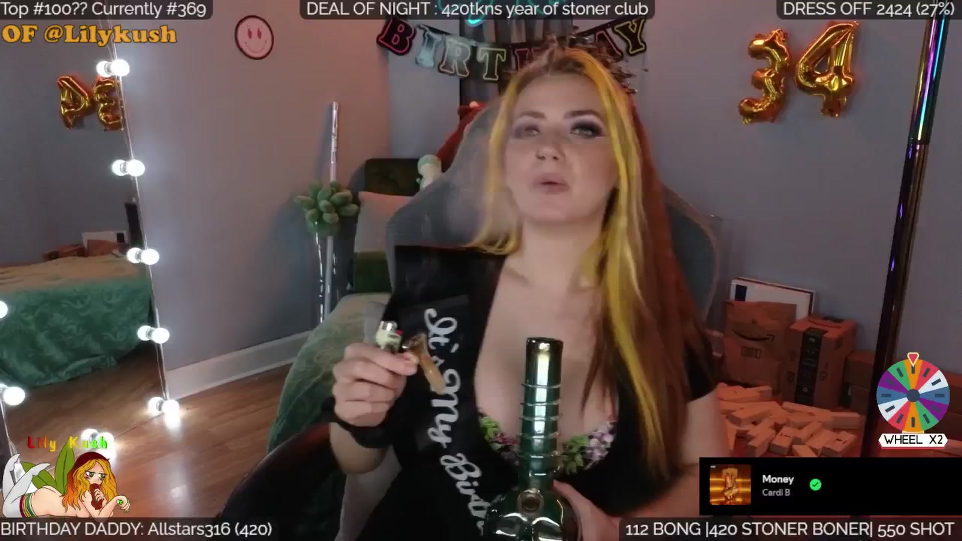 Gallery image thumbnail from BdayLilyKush's myfreecams stream on, 11/21/2025, 07:05 image 2 of 20