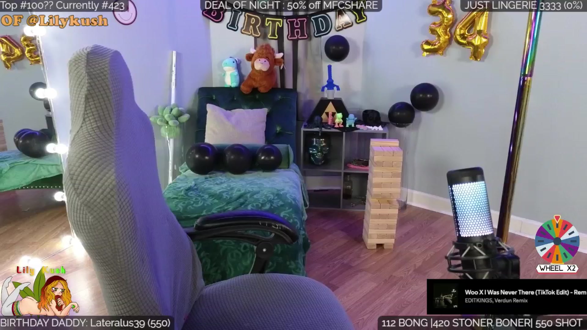 Gallery image thumbnail from BdayLilyKush's myfreecams stream on, 11/29/2025, 05:45 image 20 of 20