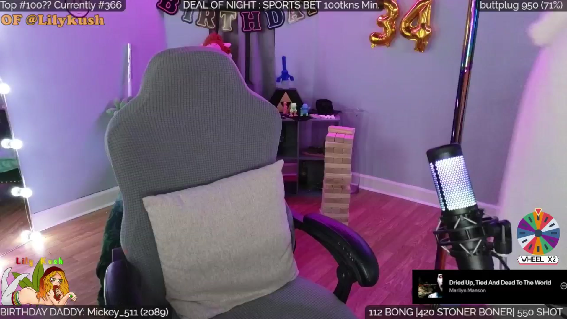 Gallery image thumbnail from BdayLilyKush's myfreecams stream on, 11/30/2025, 03:07 image 15 of 20