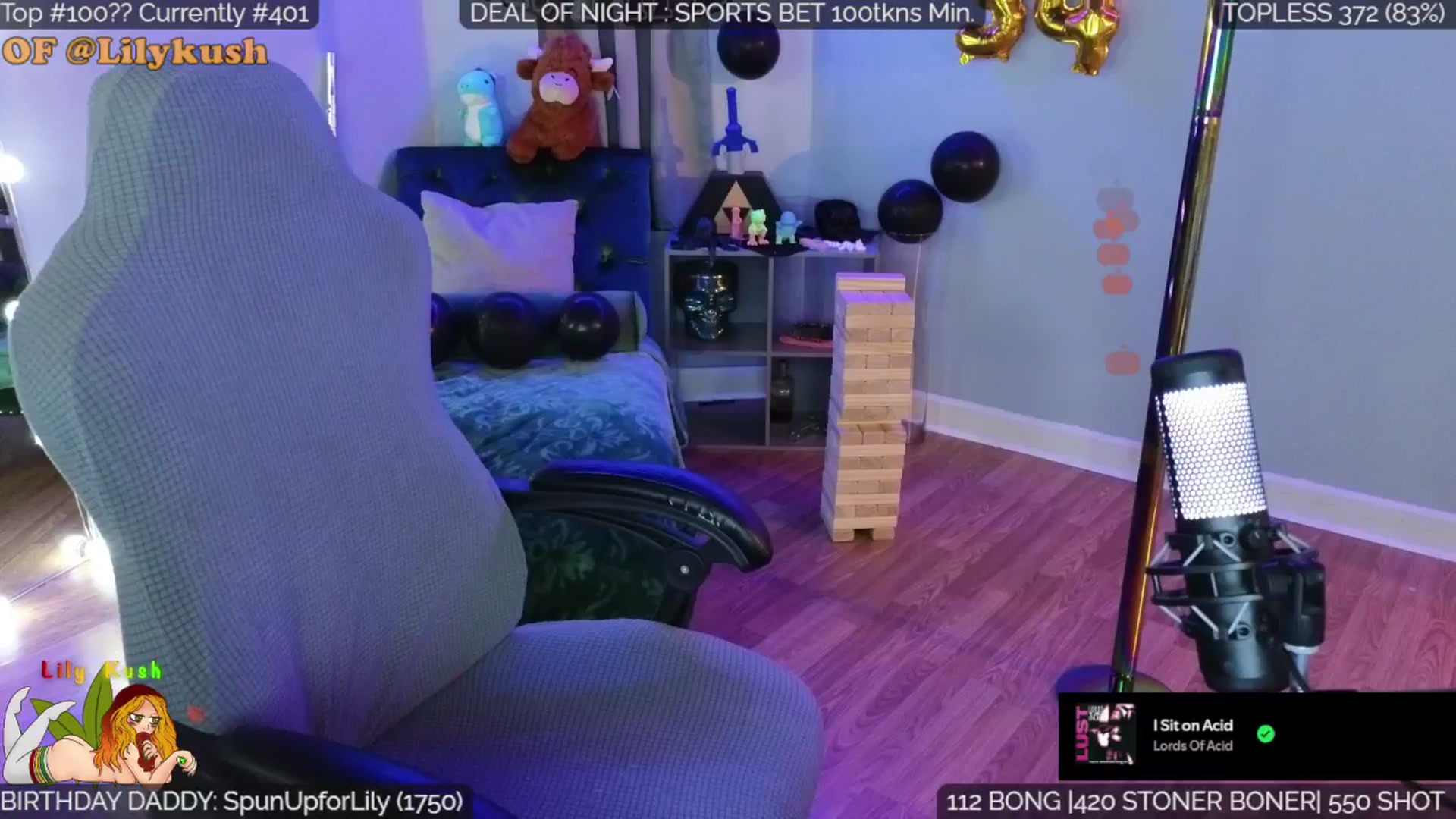 Gallery image thumbnail from BdayLilyKush's myfreecams stream on, 11/30/2025, 03:07 image 3 of 20