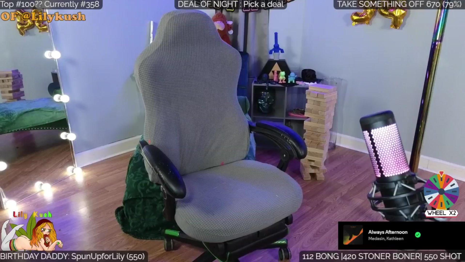 Gallery image thumbnail from BdayLilyKush's myfreecams stream on, 12/01/2025, 24:08 image 8 of 20