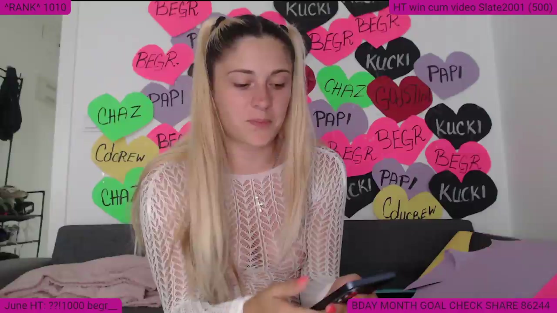 Gallery image thumbnail from BdayLola's myfreecams stream on, 06/12/2026, 12:33 image 2 of 20