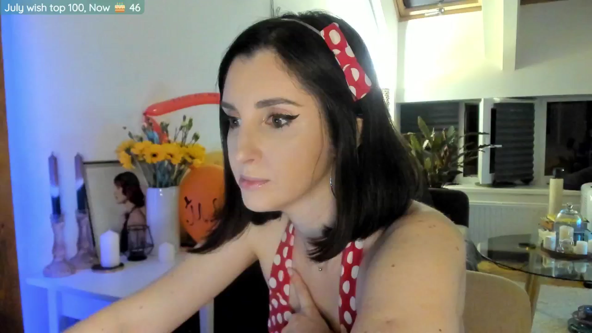 Gallery image thumbnail from BdayMaddie's myfreecams stream on, 07/20/2024, 01:15 image 9 of 20