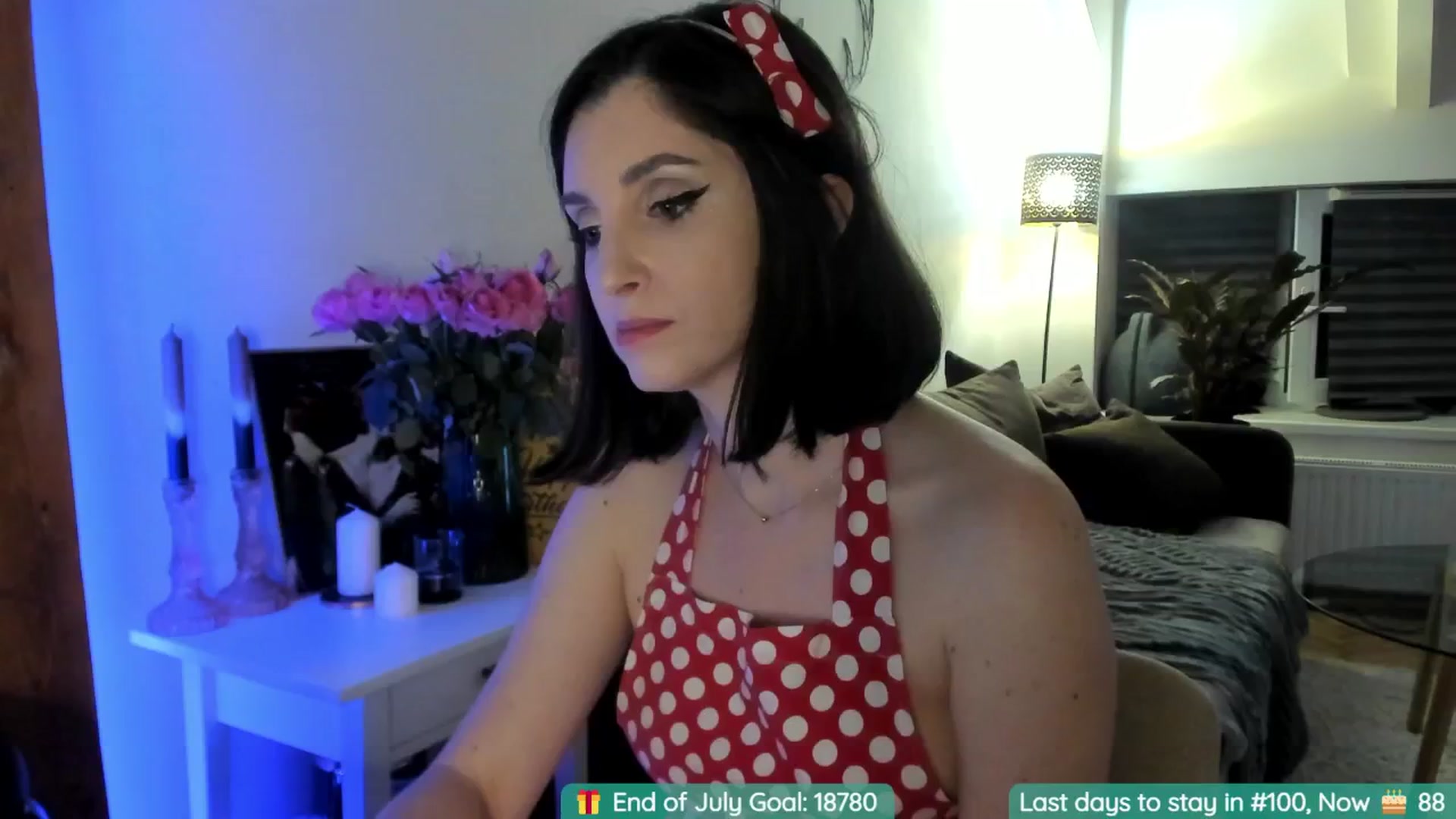 Gallery image thumbnail from BdayMaddie's myfreecams stream on, 07/31/2024, 01:20 image 5 of 20