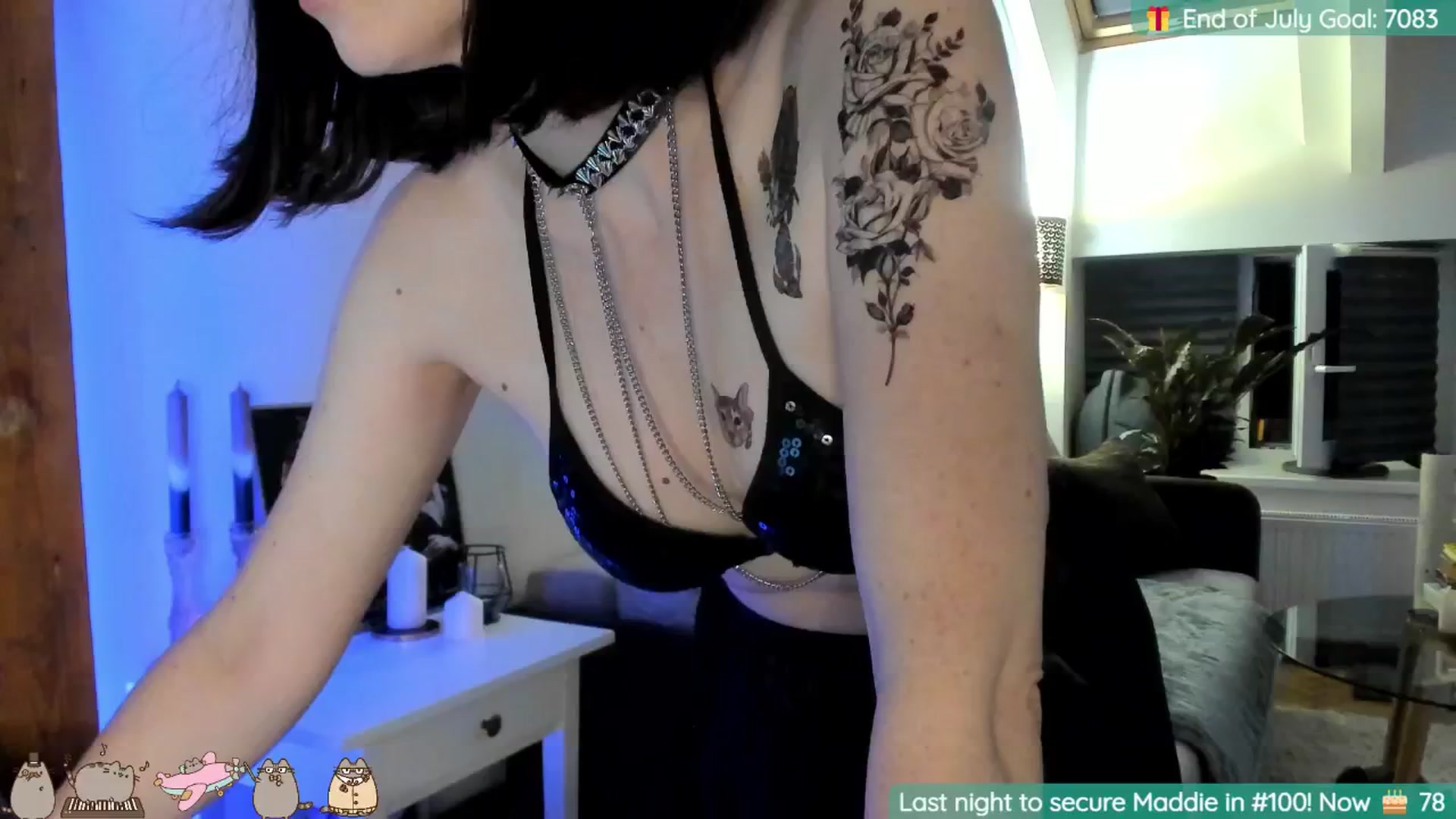 Gallery image thumbnail from BdayMaddie's myfreecams stream on, 08/01/2024, 03:38 image 8 of 20