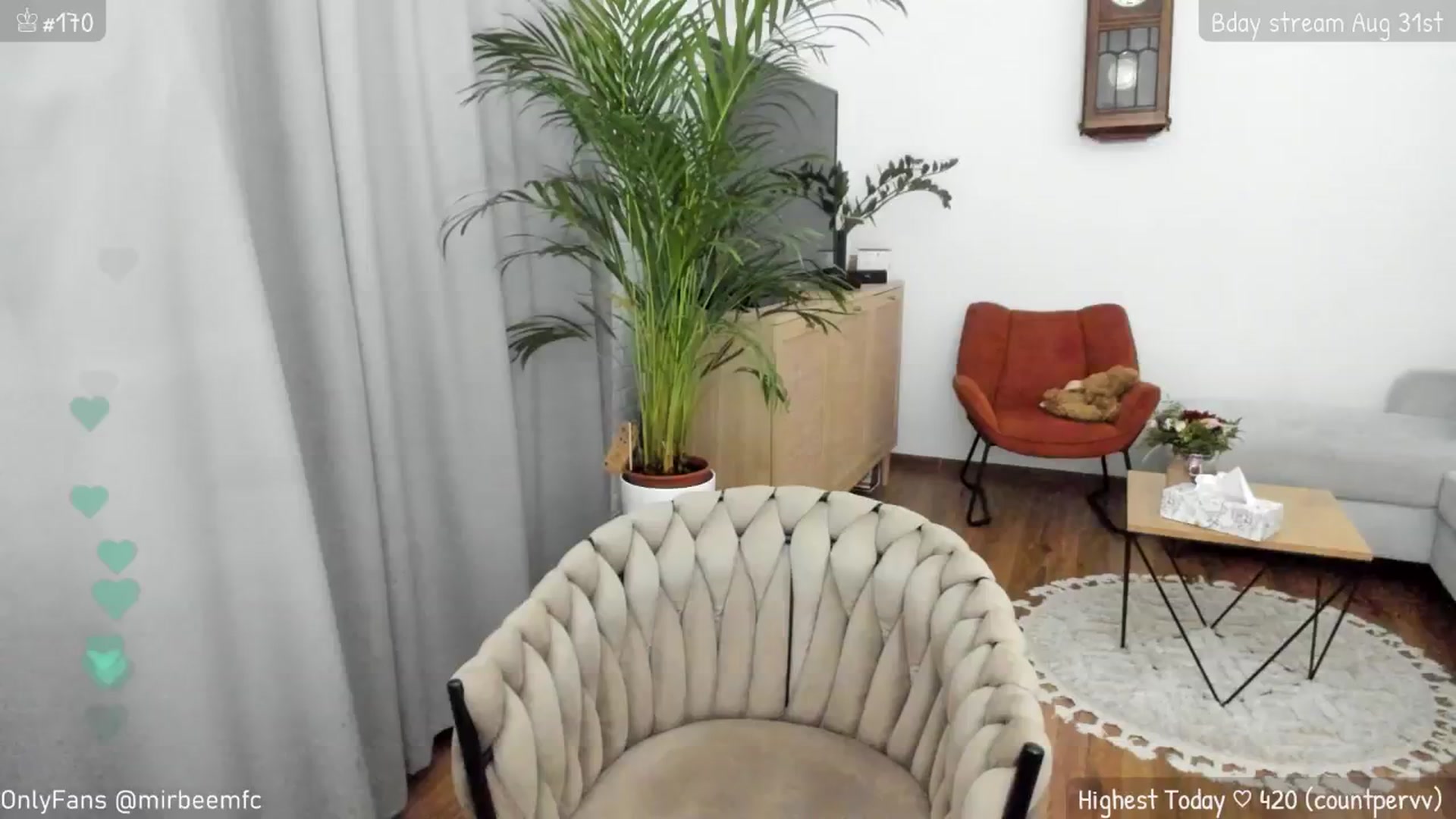 Gallery image thumbnail from BdayMonthMir's myfreecams stream on, 08/09/2024, 24:13 image 4 of 20