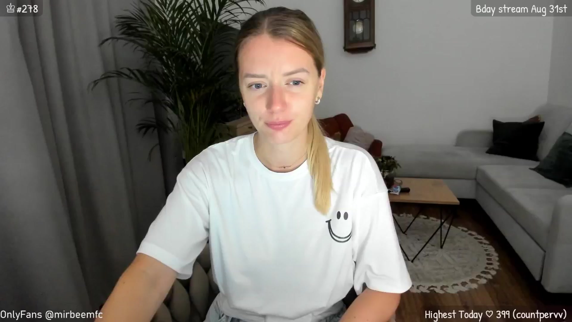 Gallery image thumbnail from BdayMonthMir's myfreecams stream on, 08/17/2024, 24:01 image 4 of 20