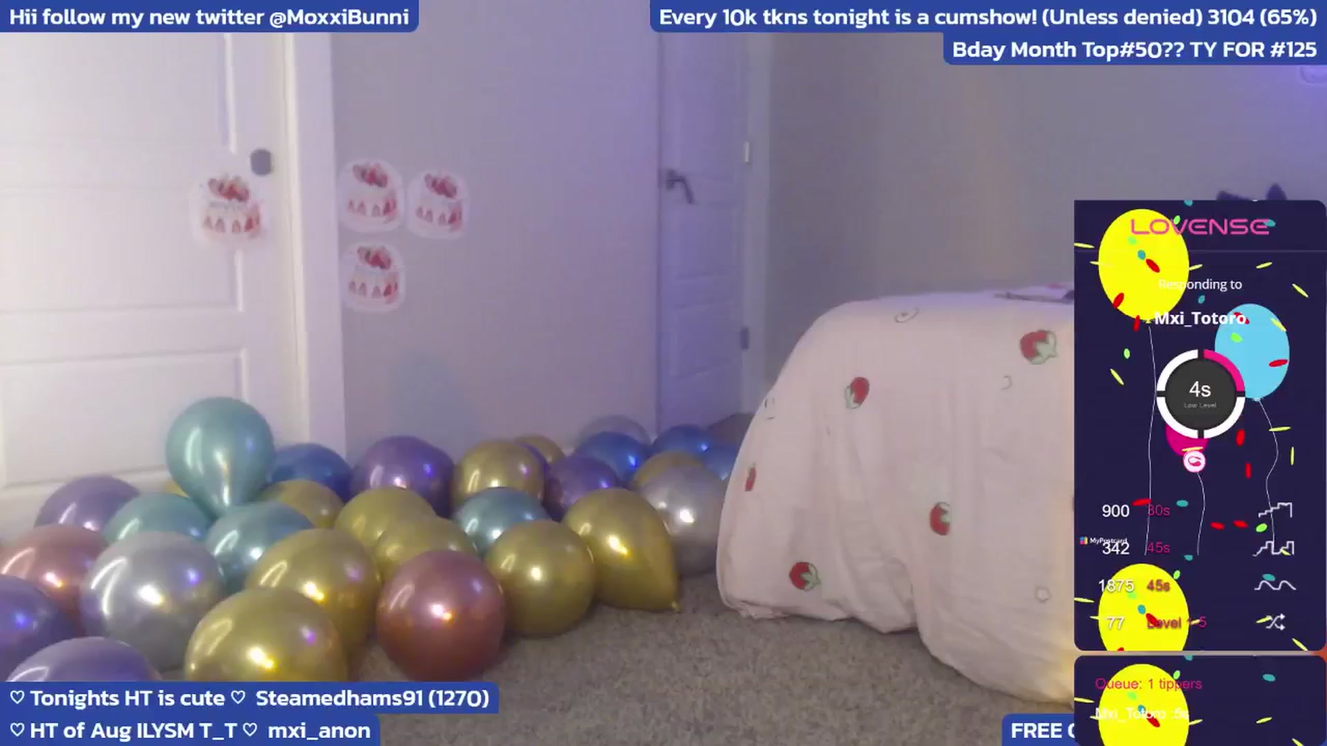 Gallery image thumbnail from BdayMoxxi's myfreecams stream on, 08/25/2024, 05:40 image 6 of 20