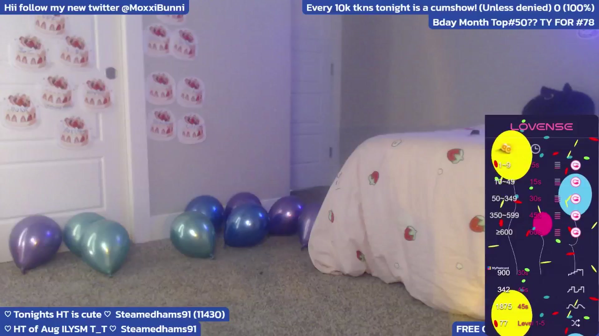 Gallery image thumbnail from BdayMoxxi's myfreecams stream on, 08/25/2024, 07:24 image 14 of 20
