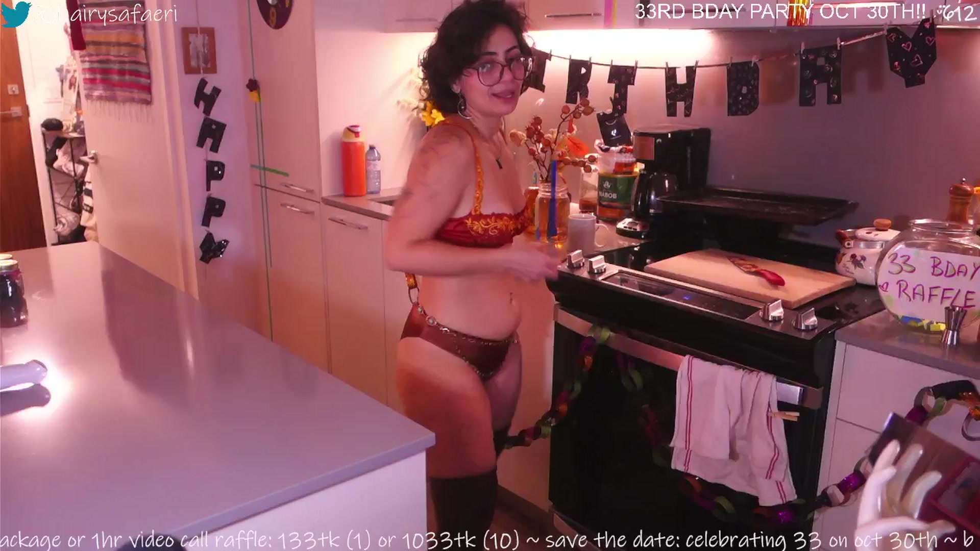 Gallery image thumbnail from BdaySafaeri's myfreecams stream on, 10/28/2025, 19:01 image 19 of 20