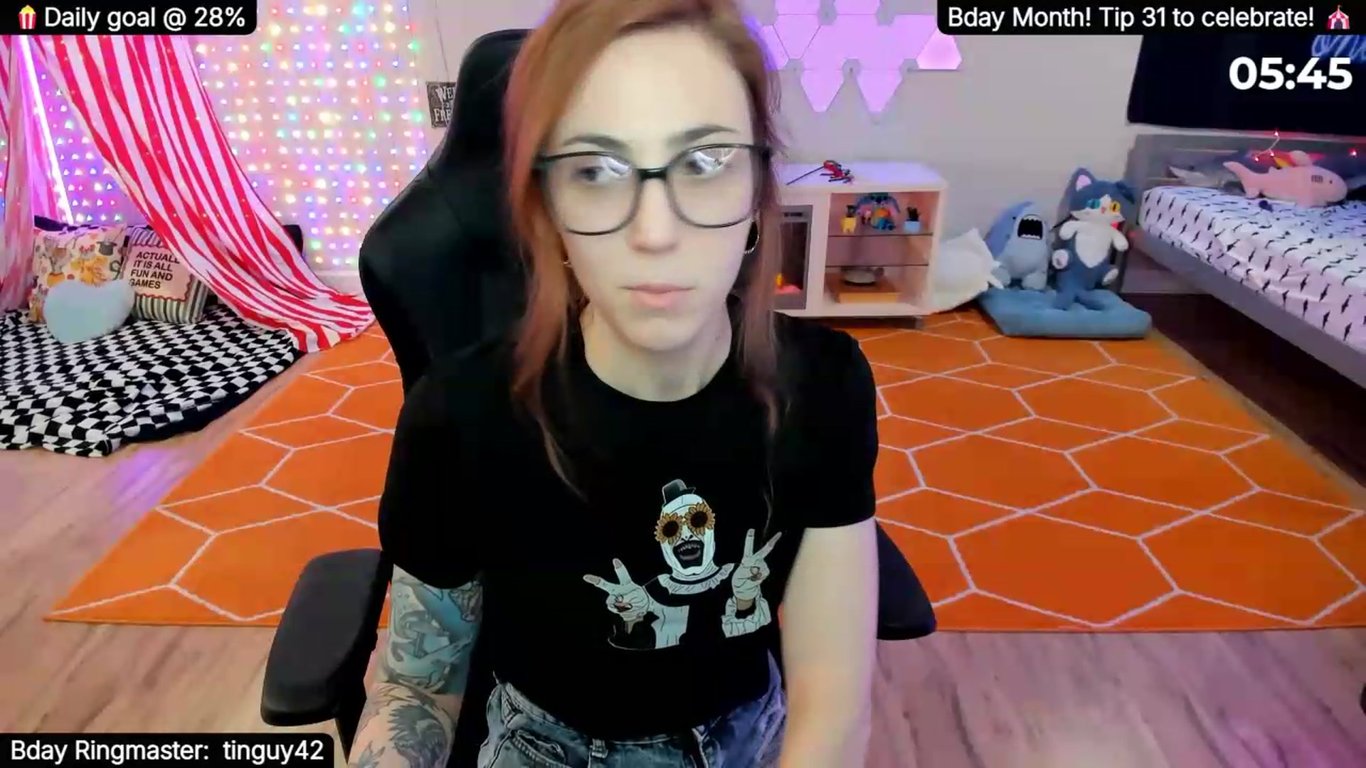 Gallery image thumbnail from BdayShark's myfreecams stream on, 09/27/2026, 08:04 image 19 of 20