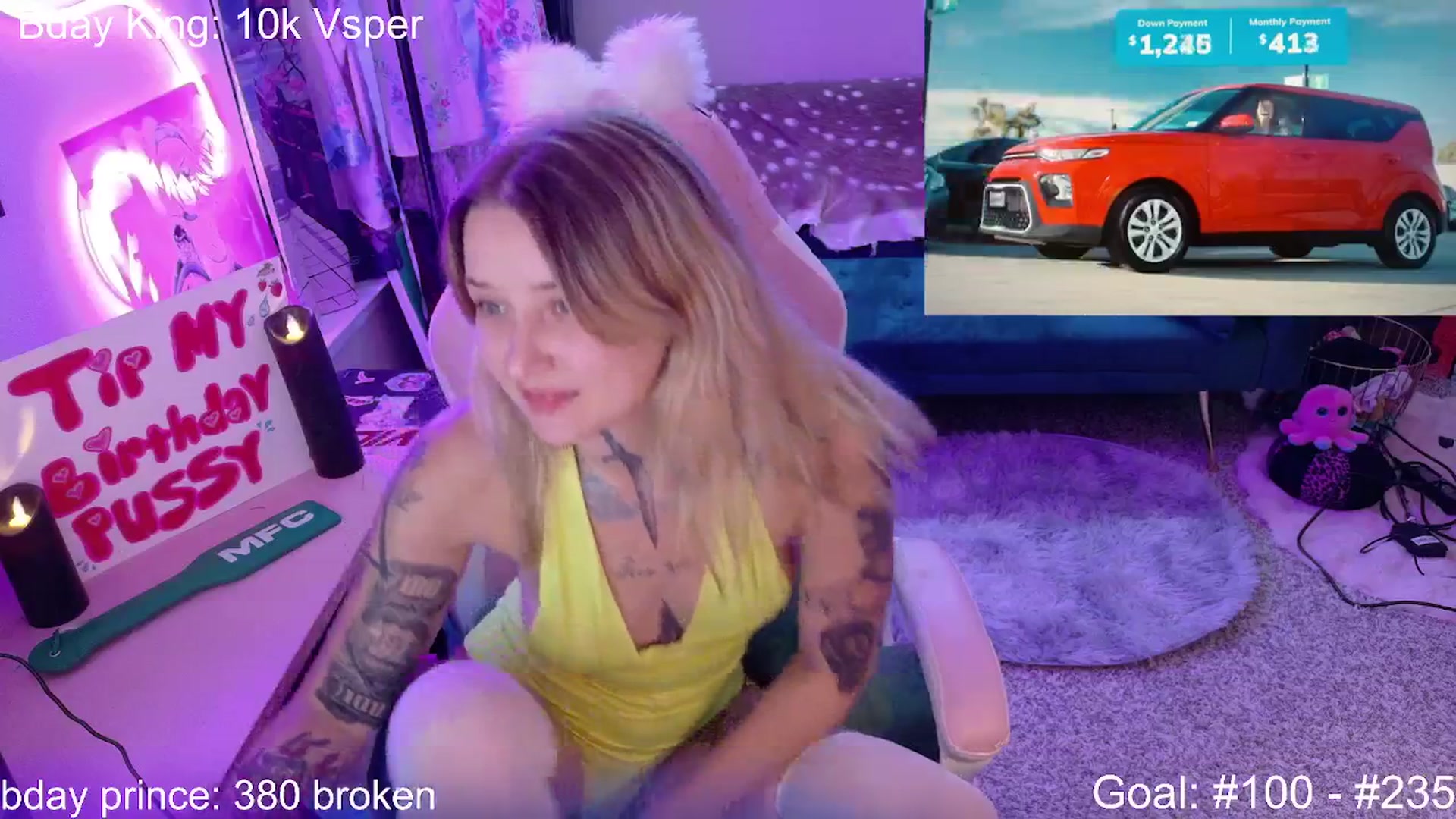 Gallery image thumbnail from BdaySquid's myfreecams stream on, 07/08/2025, 04:46 image 20 of 20