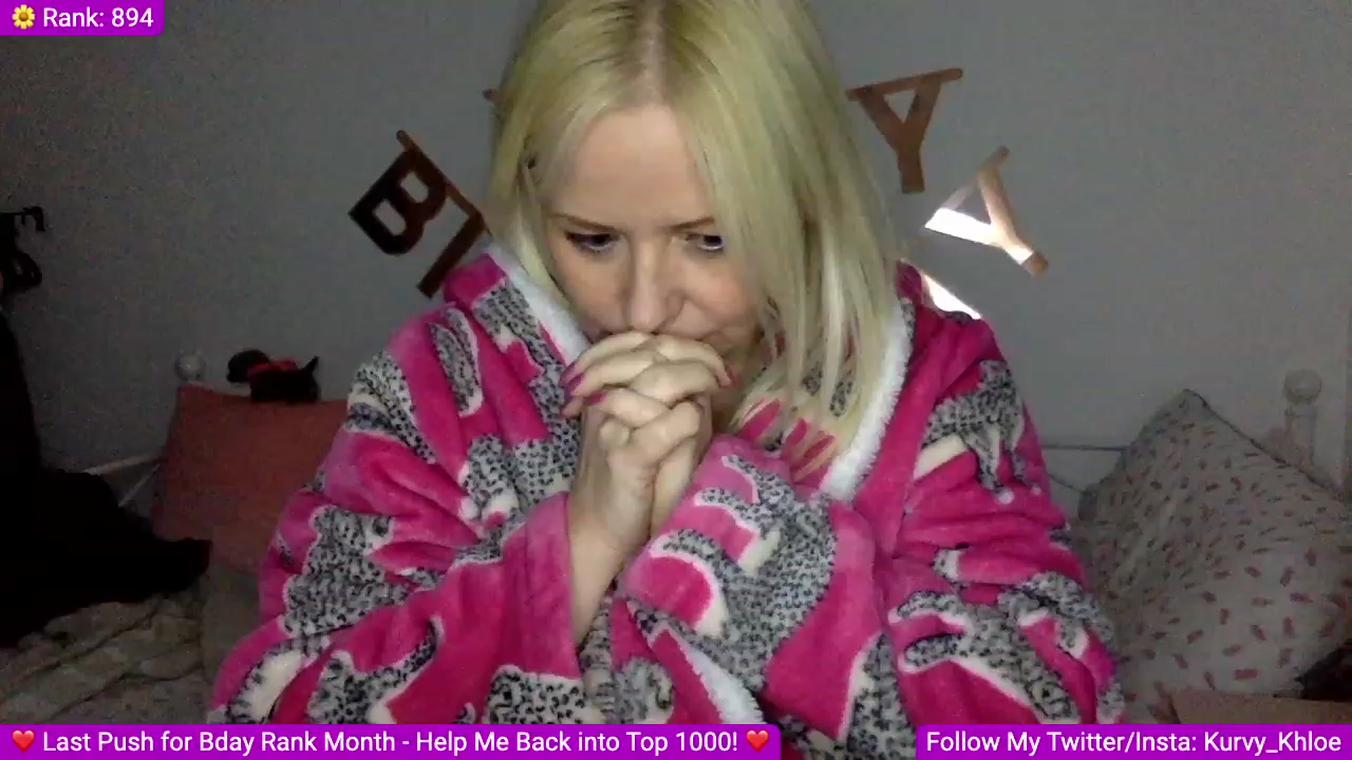 Gallery image thumbnail from Bday_Khloe's myfreecams stream on, 05/01/2023, 01:51 image 18 of 20