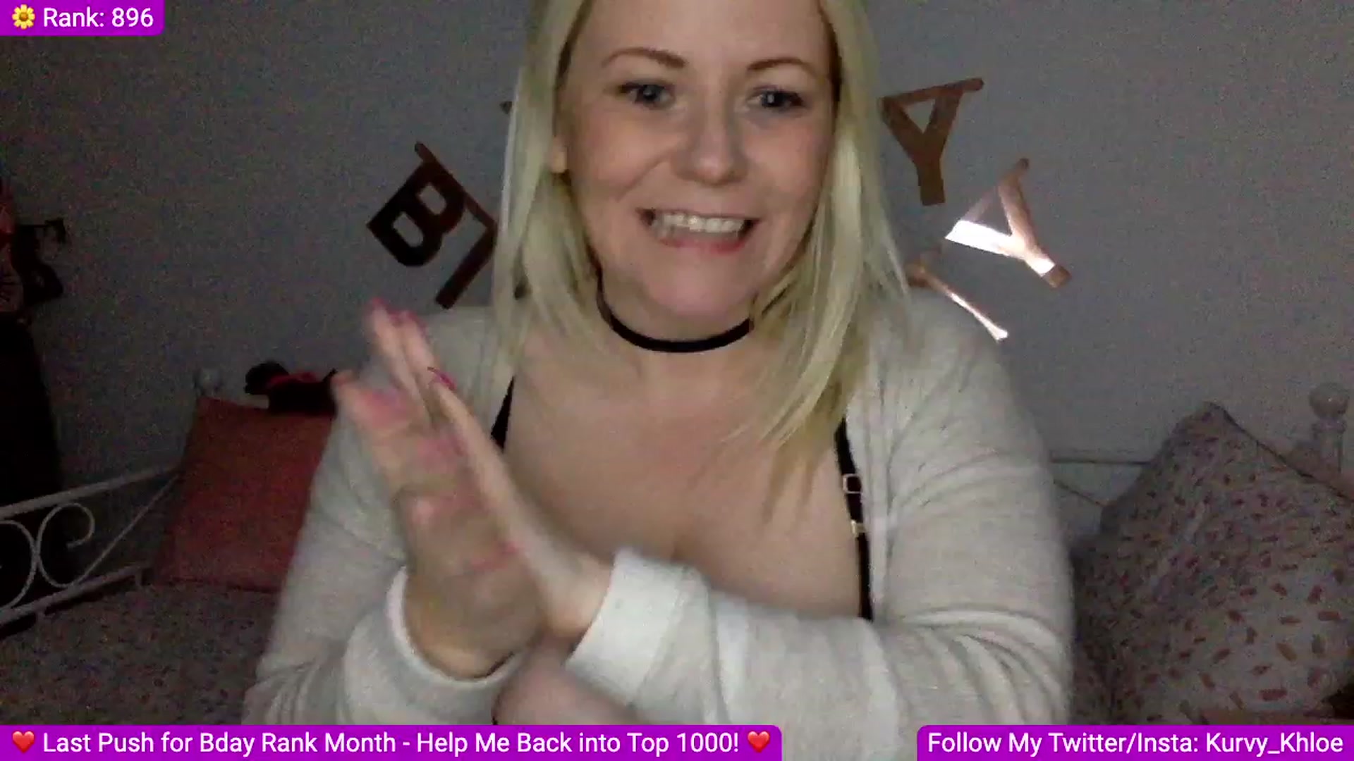 Gallery image thumbnail from Bday_Khloe's myfreecams stream on, 05/01/2023, 01:51 image 12 of 20