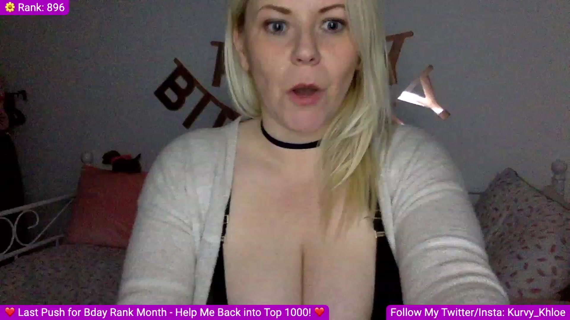 Gallery image thumbnail from Bday_Khloe's myfreecams stream on, 05/01/2023, 01:51 image 14 of 20