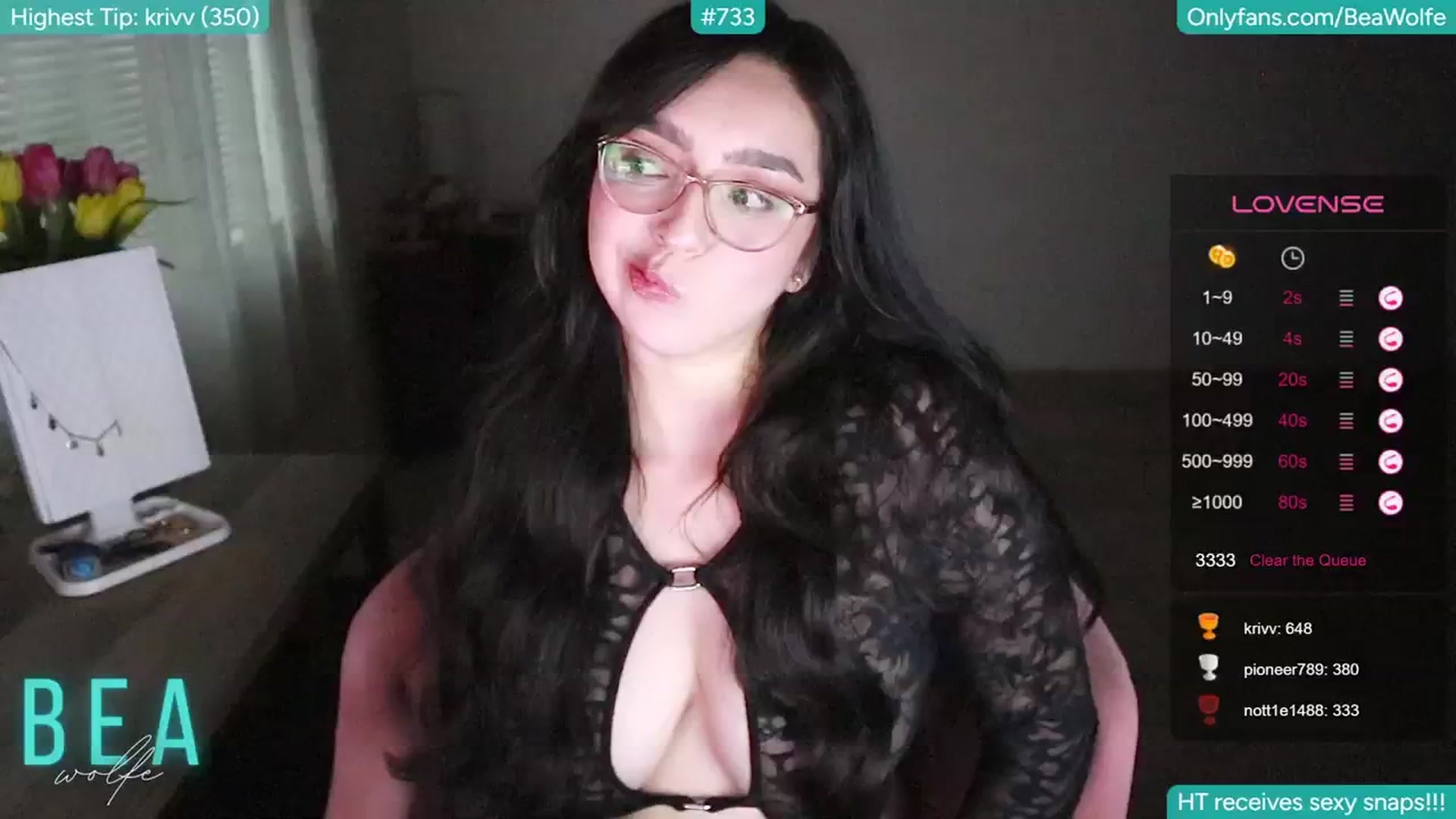 Gallery image thumbnail from BeaWolfie's myfreecams stream on, 02/16/2024, 04:43 image 13 of 20
