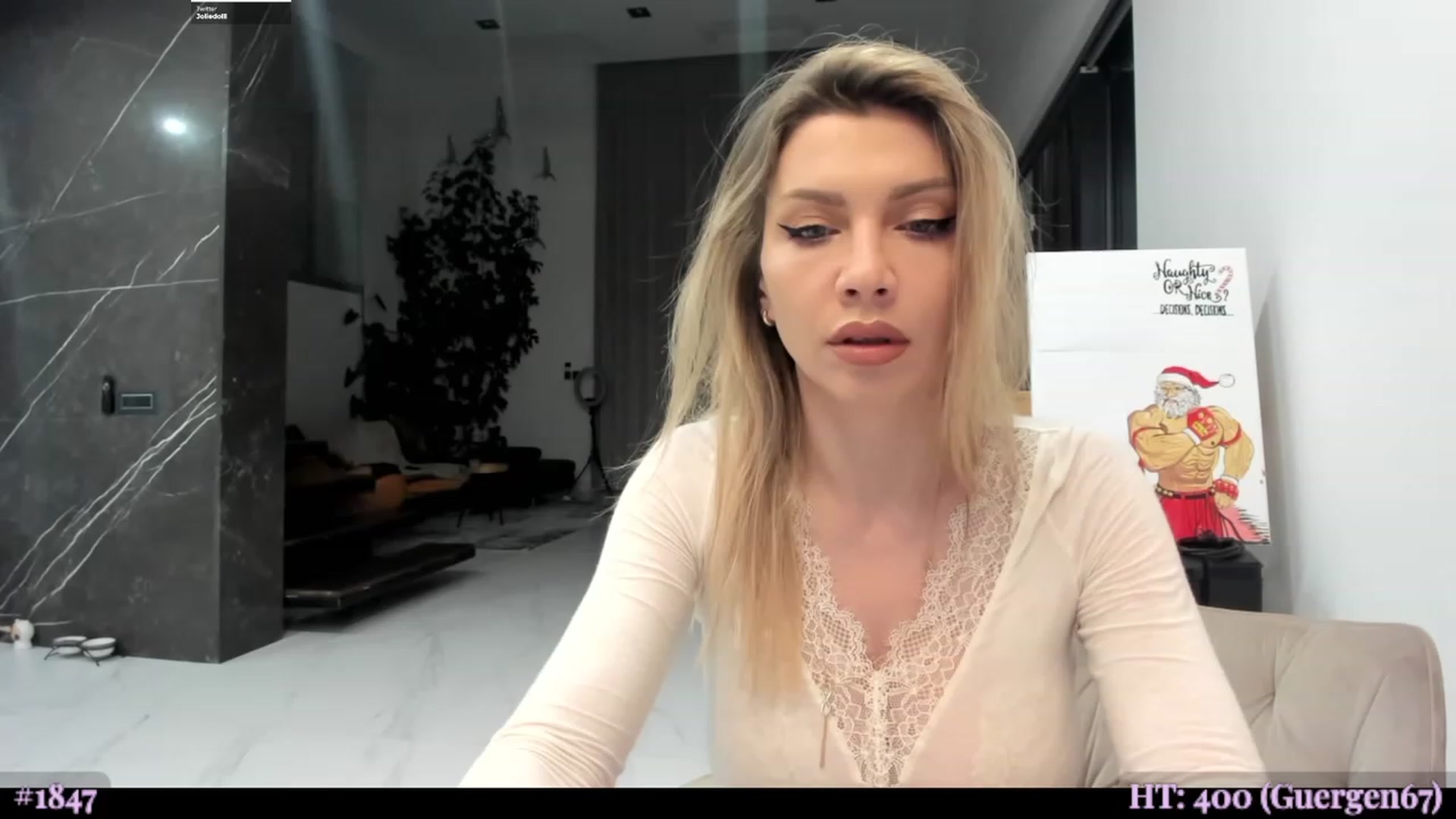 Gallery image thumbnail from BeastJolie's myfreecams stream on, 12/04/2023, 24:02 image 1 of 20