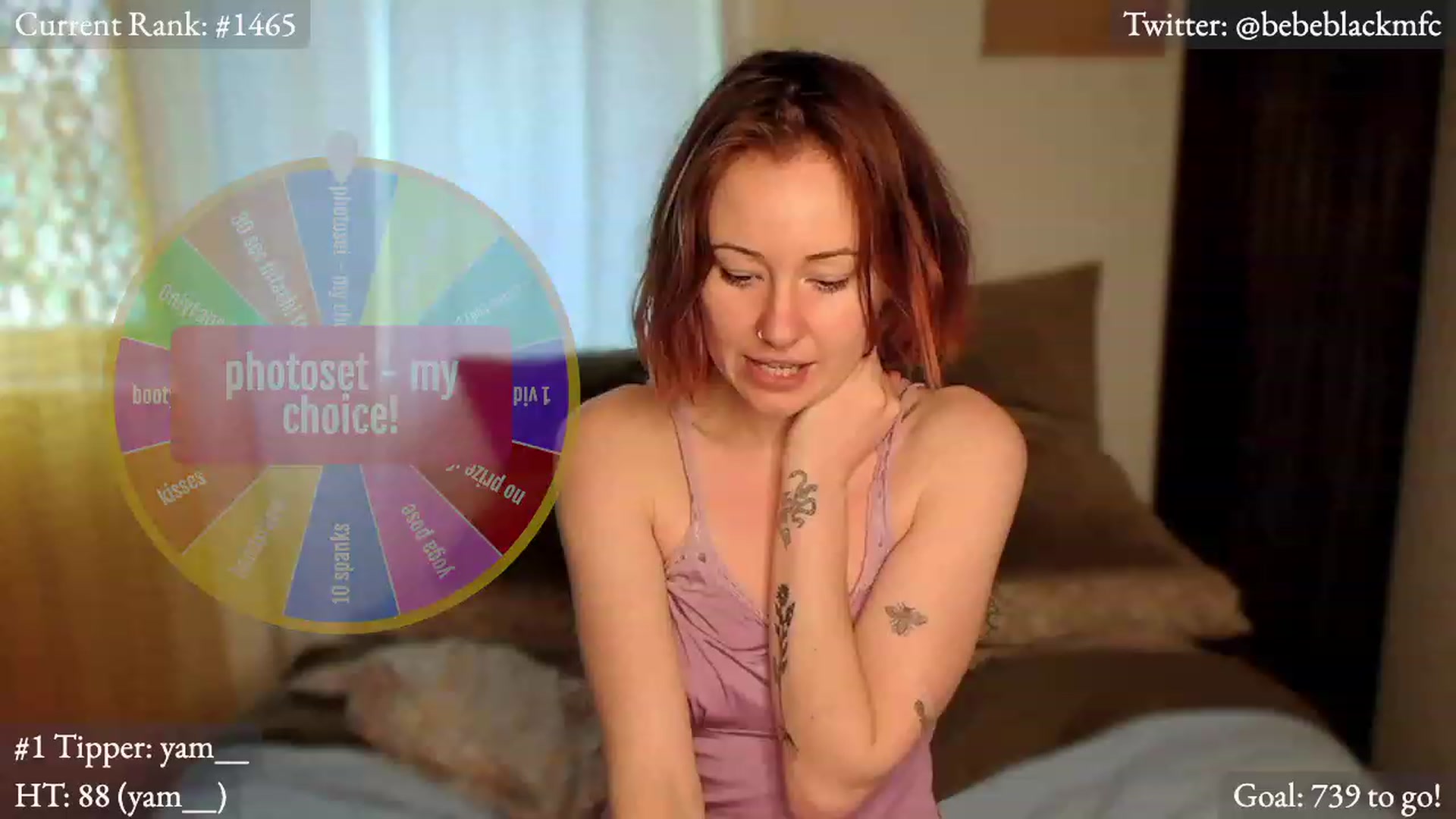 Gallery image thumbnail from BebeBlack's myfreecams stream on, 06/25/2023, 04:12 image 4 of 20