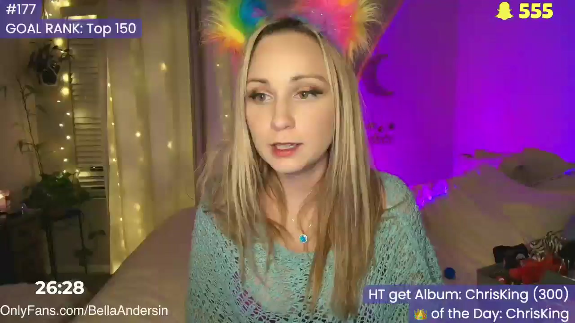 Gallery image thumbnail from BellaAndersin's myfreecams stream on, 10/12/2025, 06:17 image 11 of 20