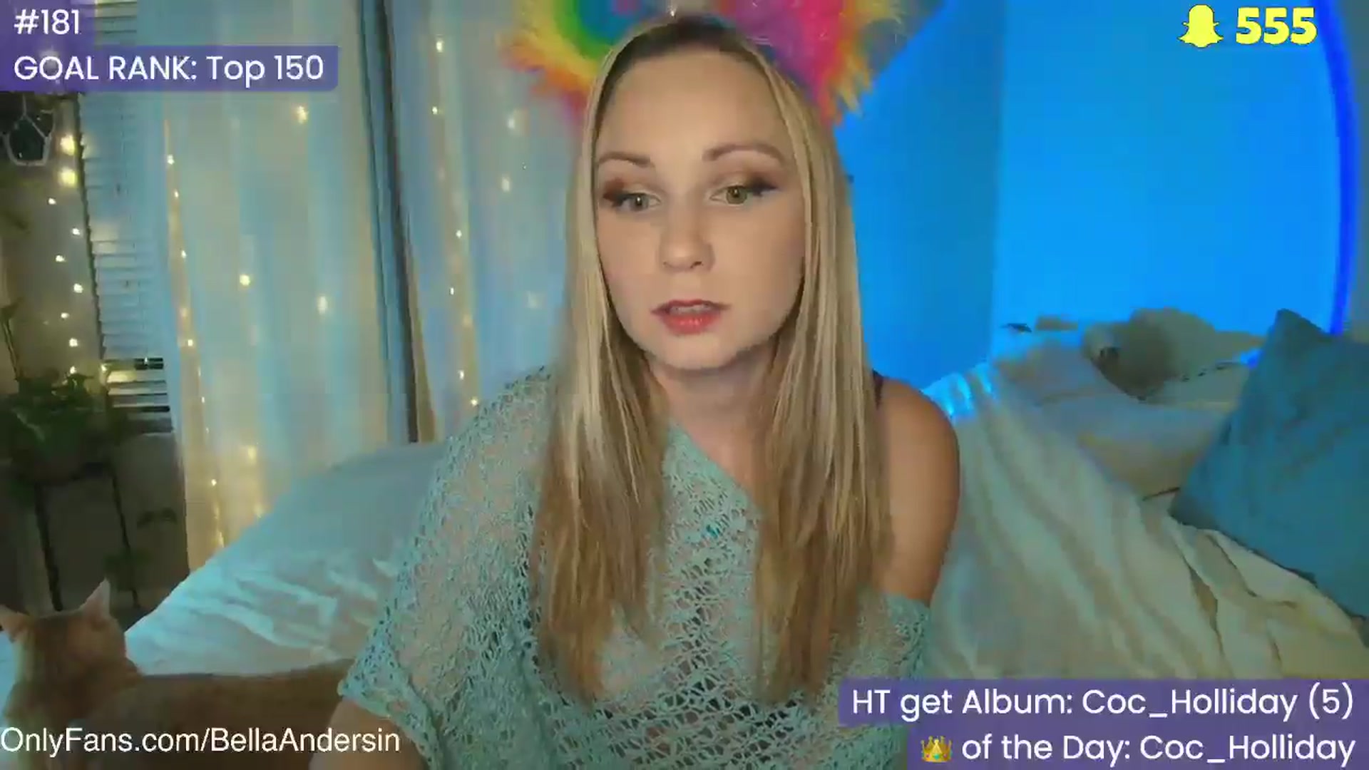 Gallery image thumbnail from BellaAndersin's myfreecams stream on, 10/12/2025, 06:17 image 2 of 20
