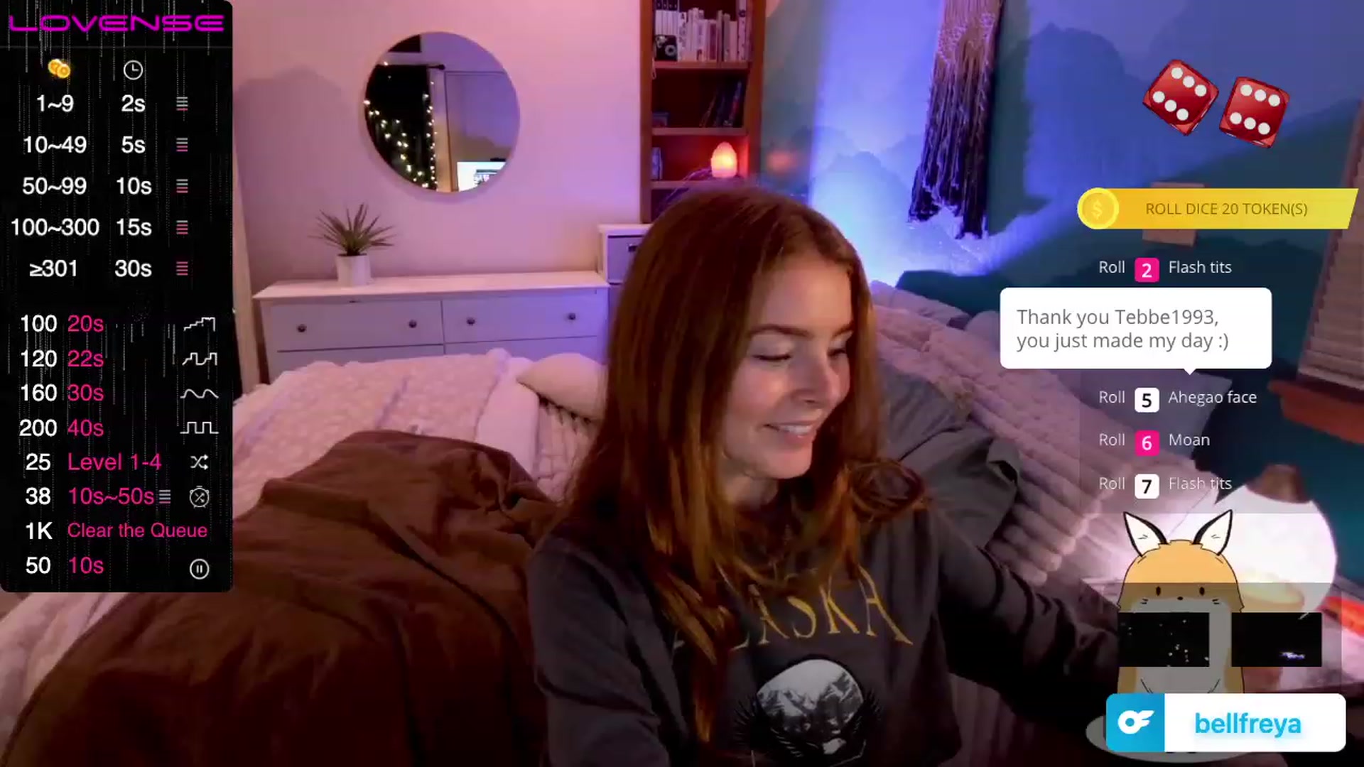 Gallery image thumbnail from BellaFreyaXo's myfreecams stream on, 12/04/2022, 03:46 image 18 of 20