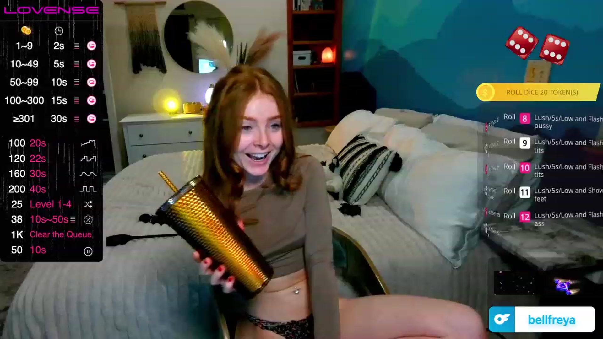 Gallery image thumbnail from BellaFreyaXo's myfreecams stream on, 01/08/2023, 04:27 image 16 of 20