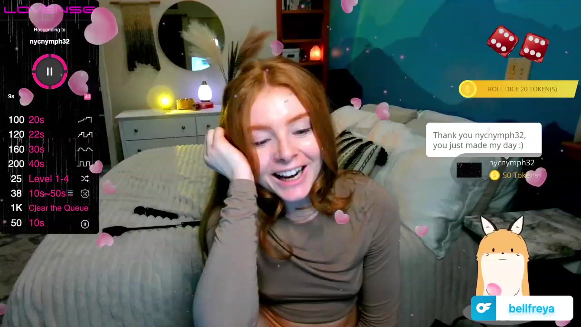 Gallery image thumbnail from BellaFreyaXo's myfreecams stream on, 01/08/2023, 04:27 image 15 of 20