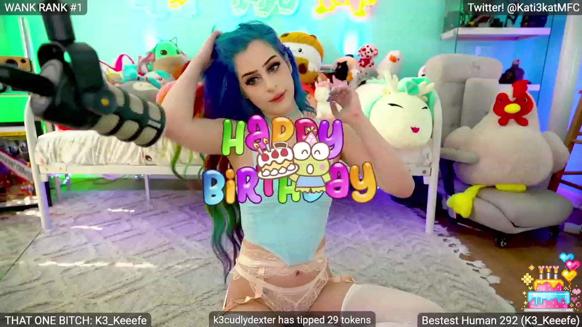 Gallery image thumbnail from Birthday's myfreecams stream on, 06/30/2023, 22:05 image 5 of 20
