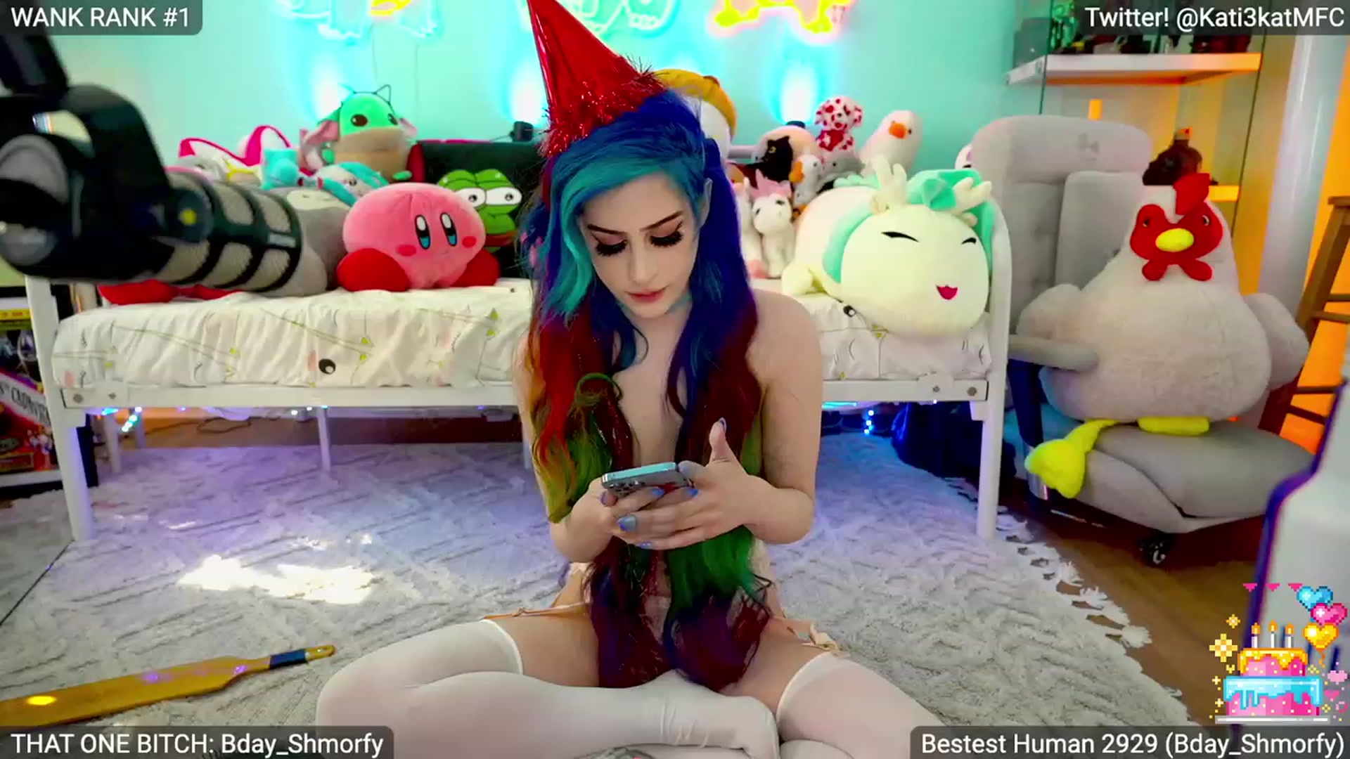 Gallery image thumbnail from Birthday's myfreecams stream on, 06/30/2023, 23:18 image 16 of 20