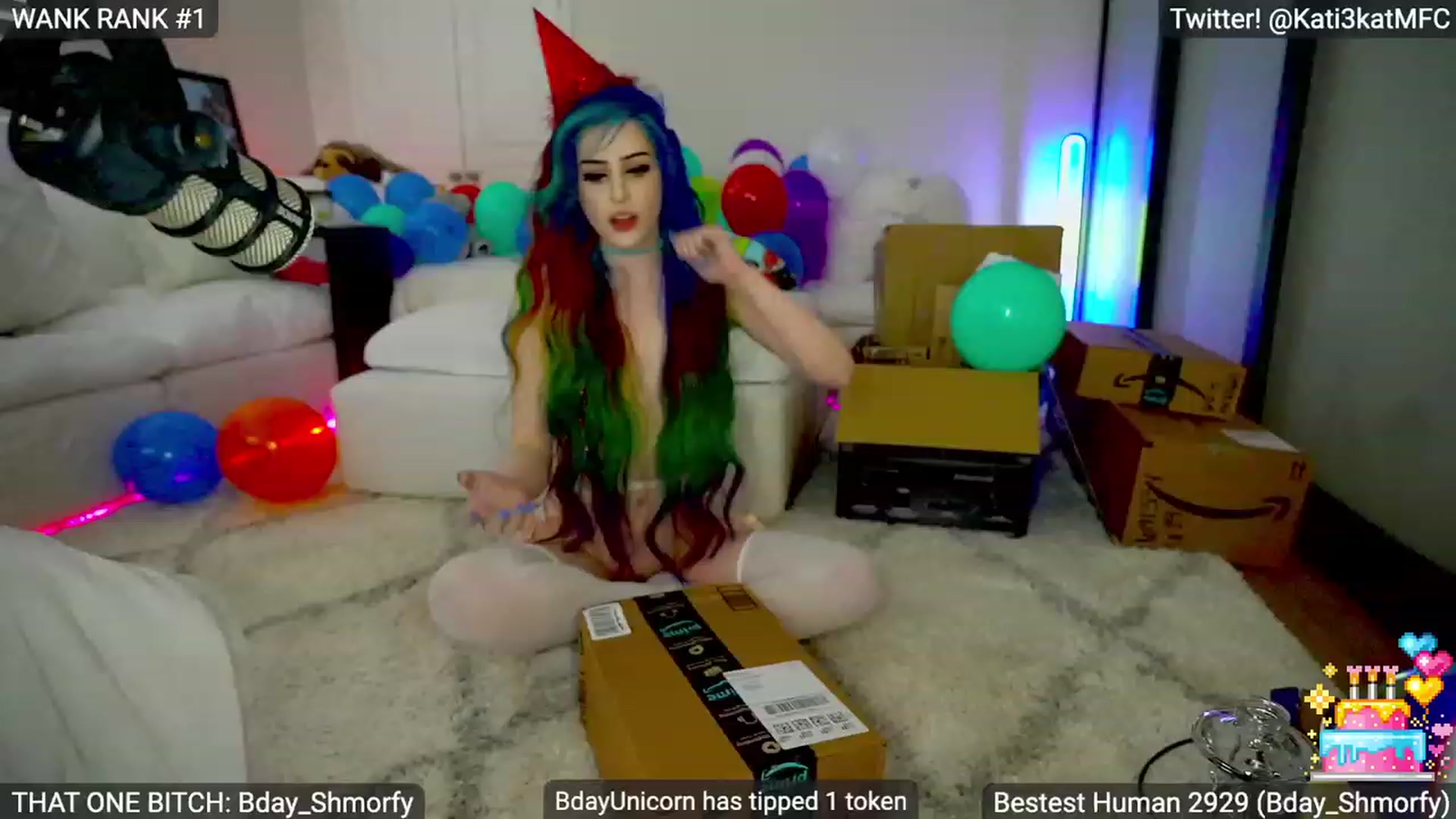 Gallery image thumbnail from Birthday's myfreecams stream on, 07/01/2023, 24:34 image 12 of 20