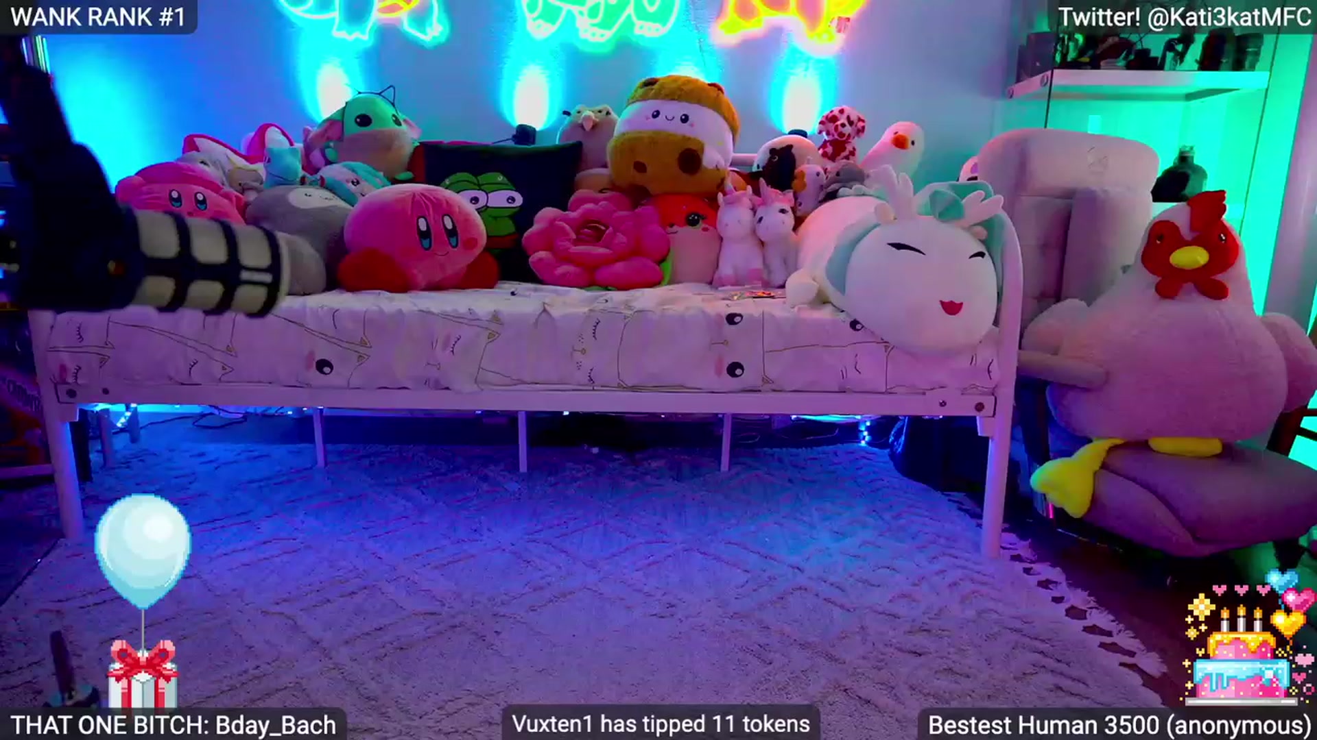 Gallery image thumbnail from Birthday's myfreecams stream on, 07/01/2023, 04:12 image 16 of 20