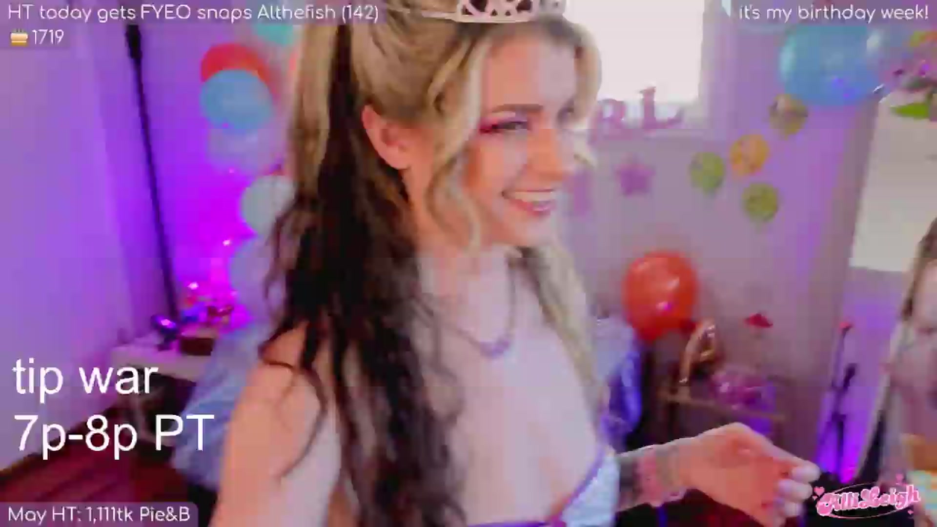 Gallery image thumbnail from BirthdayAlli's myfreecams stream on, 07/12/2026, 03:49 image 5 of 20