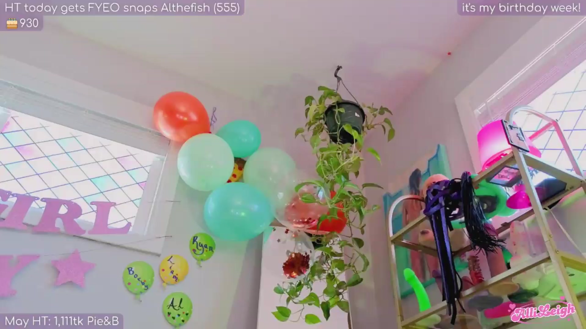 Gallery image thumbnail from BirthdayAlli's myfreecams stream on, 07/19/2026, 01:43 image 9 of 20