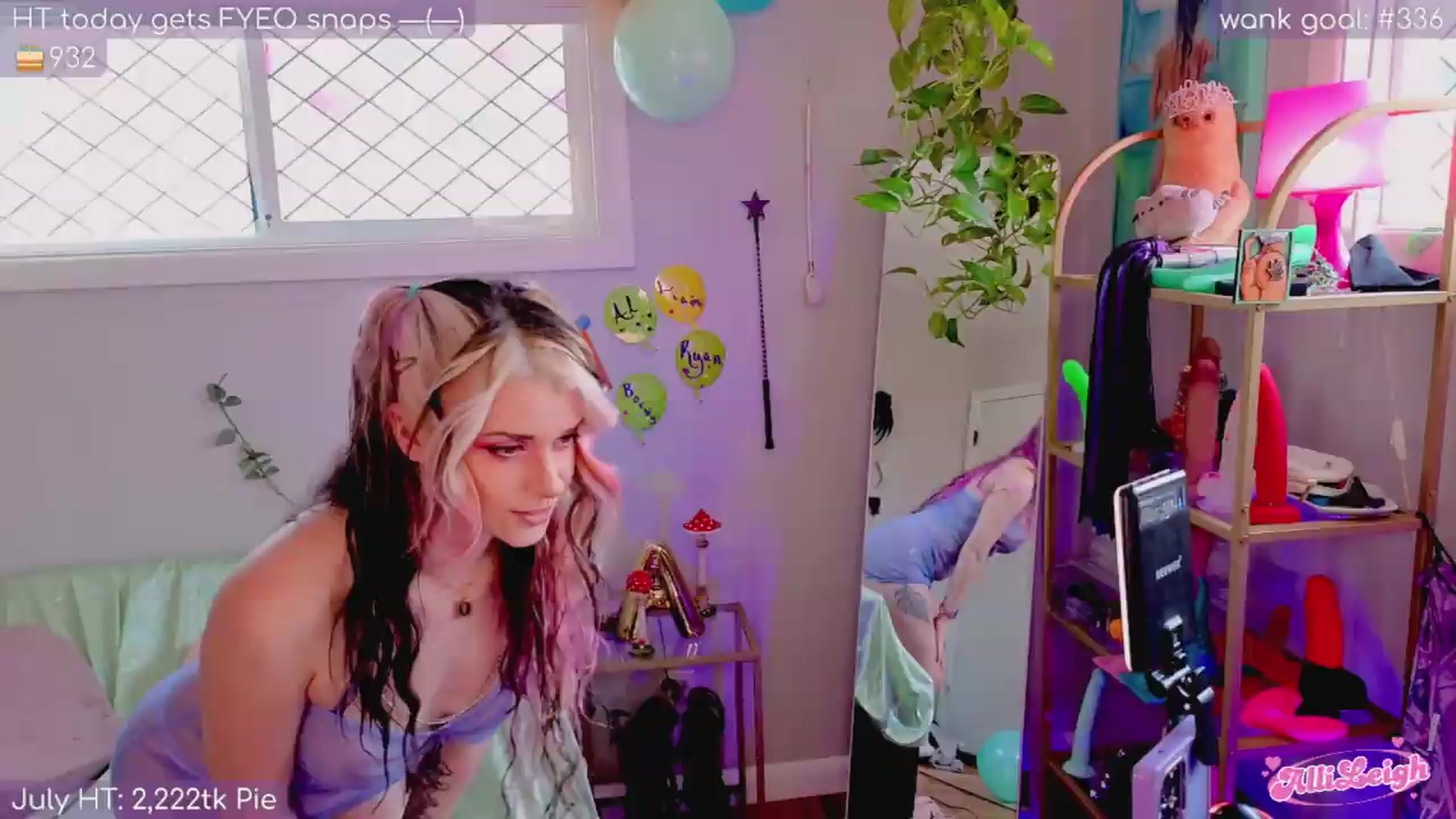 Gallery image thumbnail from BirthdayAlli's myfreecams stream on, 07/23/2026, 24:07 image 2 of 20