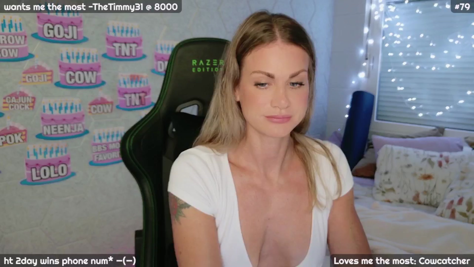 Gallery image thumbnail from BirthdayBB's myfreecams stream on, 10/13/2024, 23:23 image 1 of 20