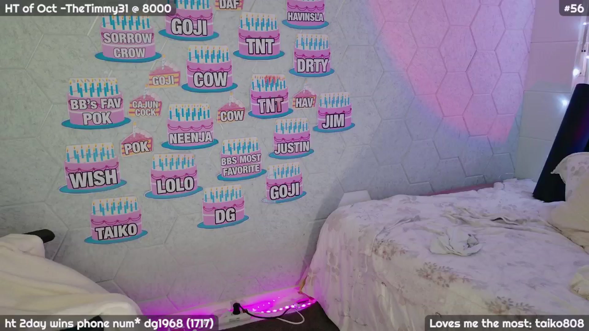 Gallery image thumbnail from BirthdayBB's myfreecams stream on, 10/18/2024, 24:06 image 18 of 20