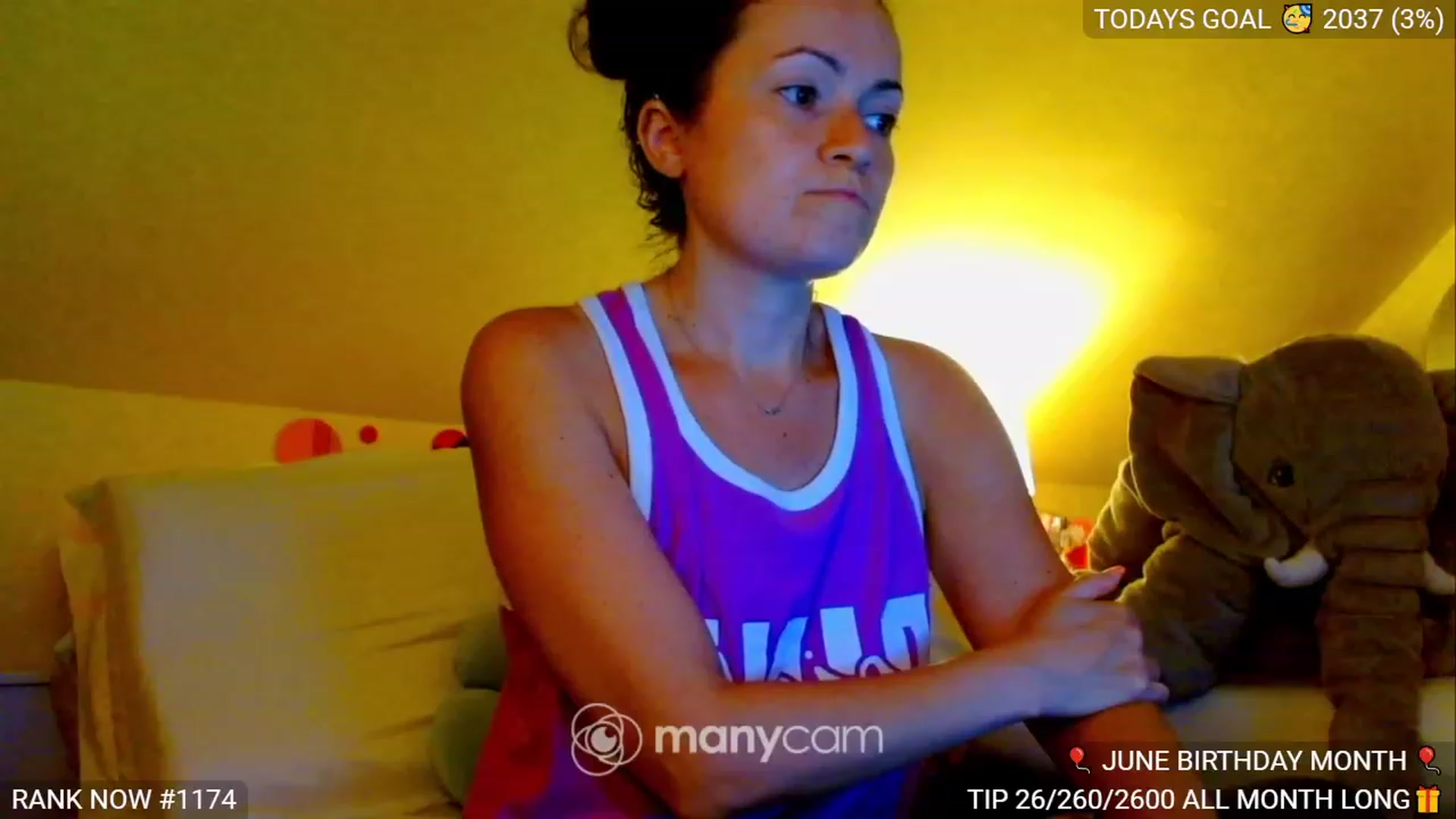 Gallery image thumbnail from BirthdayBella's myfreecams stream on, 06/13/2023, 02:51 image 1 of 20