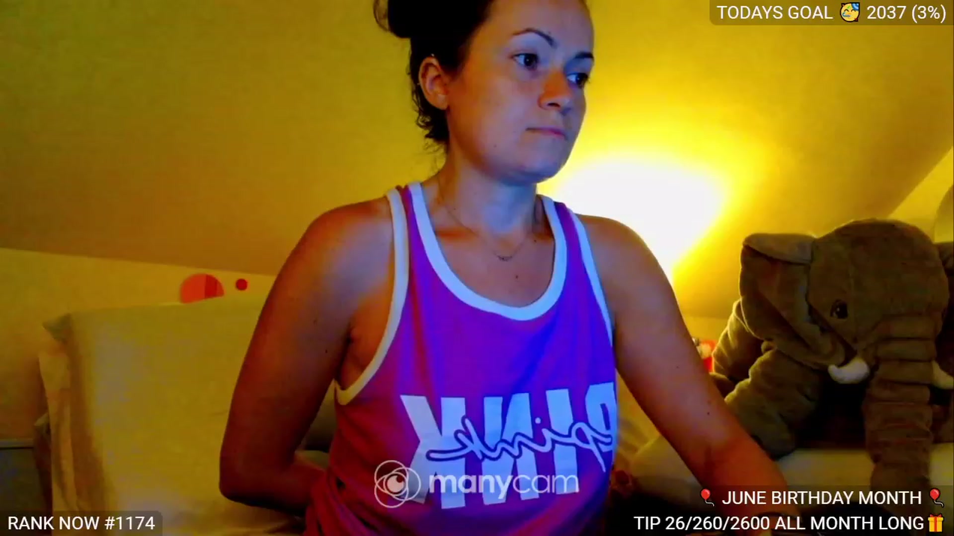 Gallery image thumbnail from BirthdayBella's myfreecams stream on, 06/13/2023, 02:51 image 4 of 20