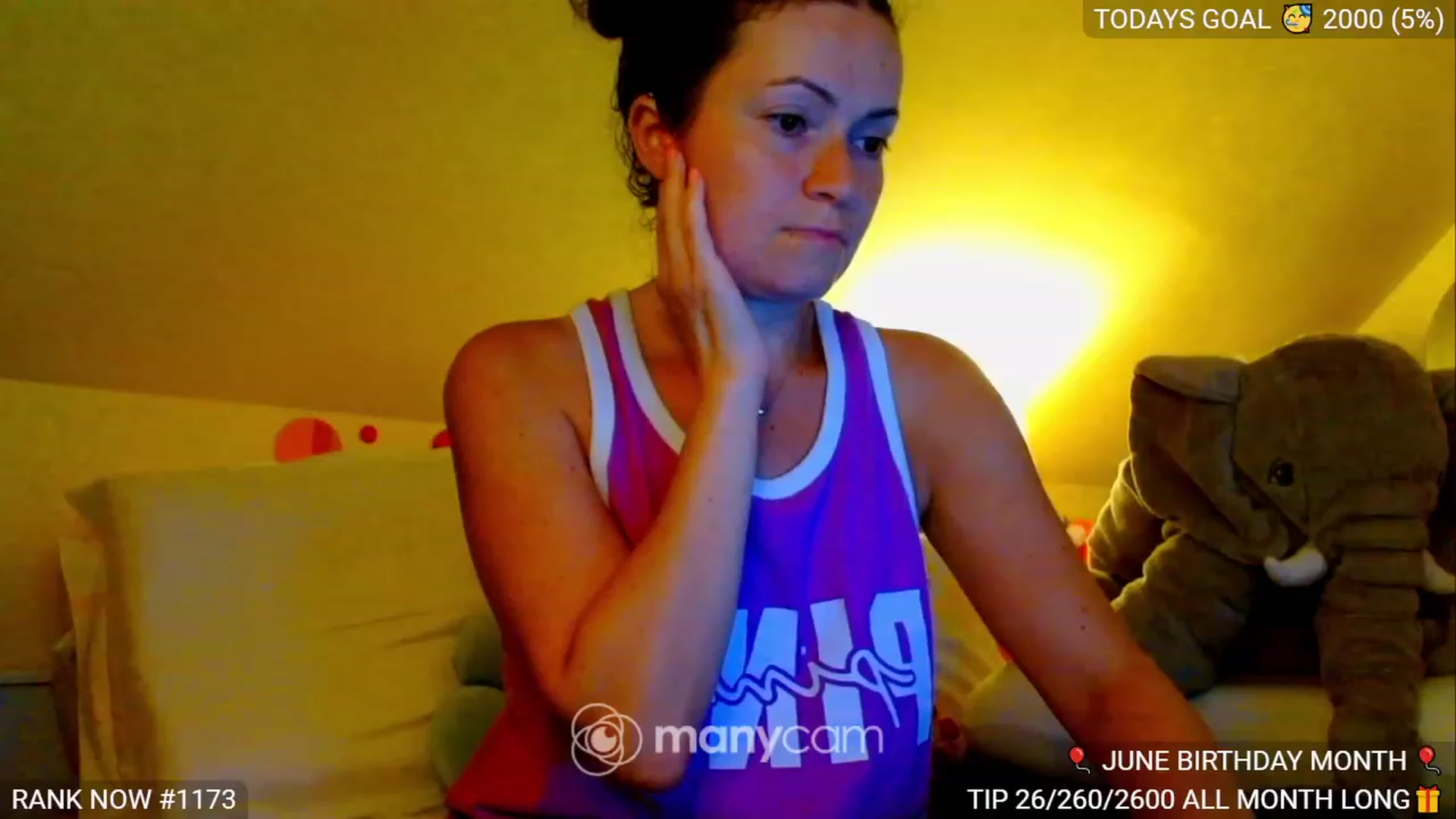 Gallery image thumbnail from BirthdayBella's myfreecams stream on, 06/13/2023, 02:51 image 14 of 20