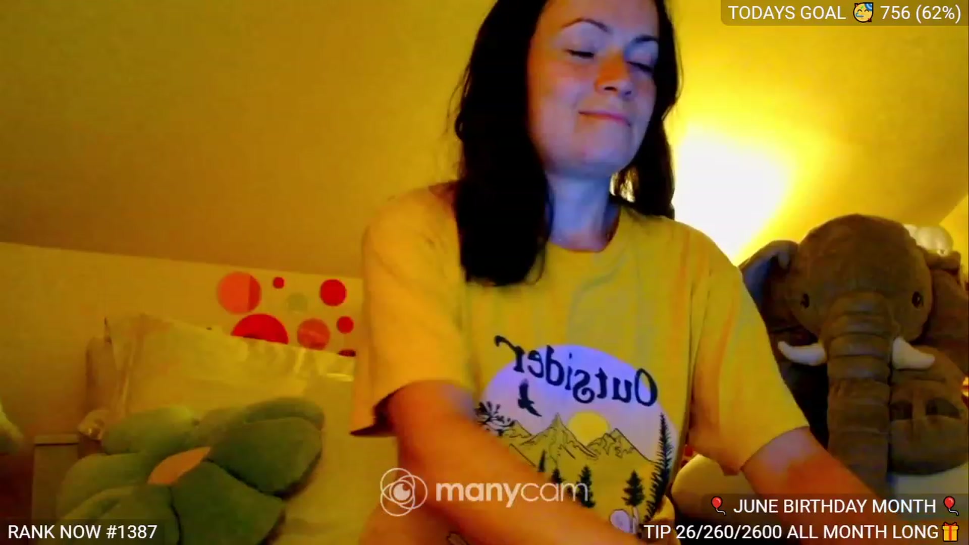 Gallery image thumbnail from BirthdayBella's myfreecams stream on, 06/16/2023, 02:24 image 8 of 20