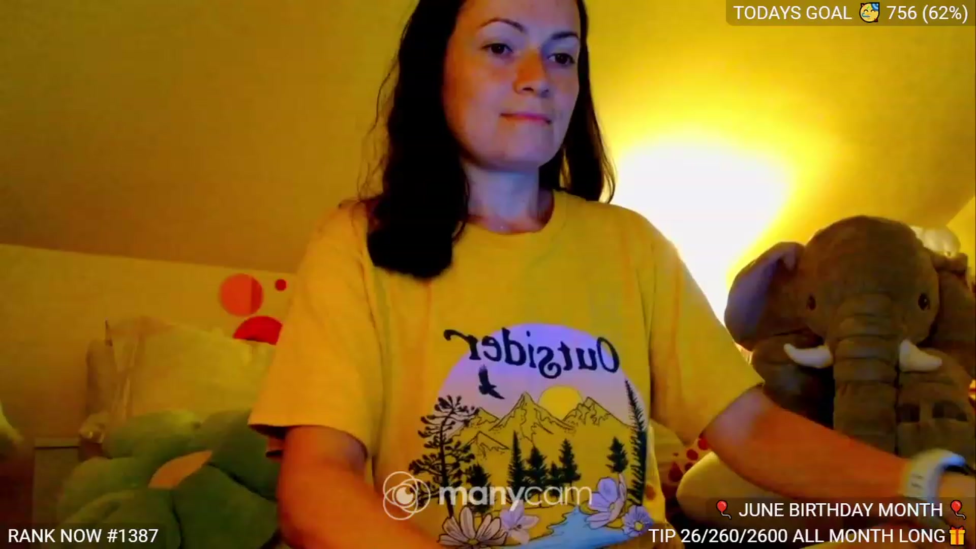 Gallery image thumbnail from BirthdayBella's myfreecams stream on, 06/16/2023, 02:24 image 7 of 20
