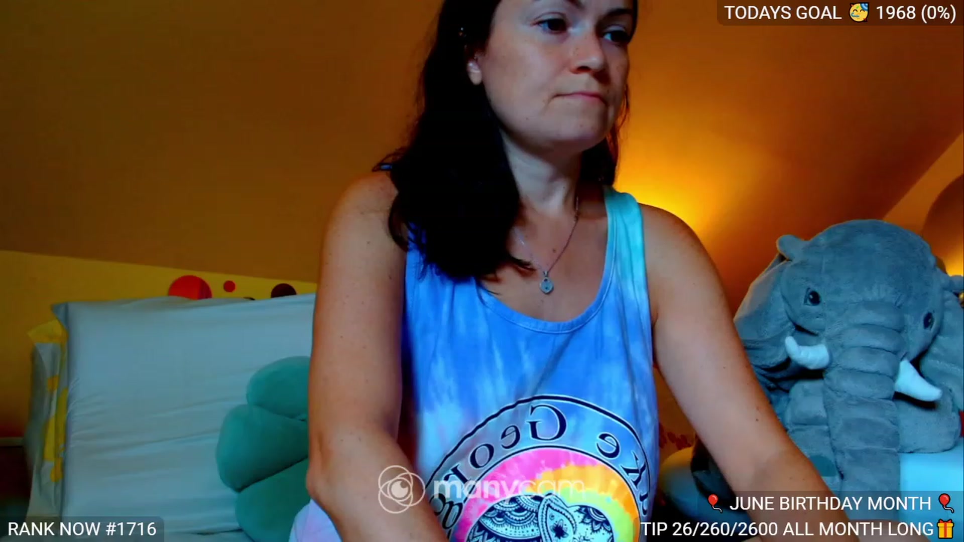 Gallery image thumbnail from BirthdayBella's myfreecams stream on, 06/22/2023, 17:36 image 2 of 20