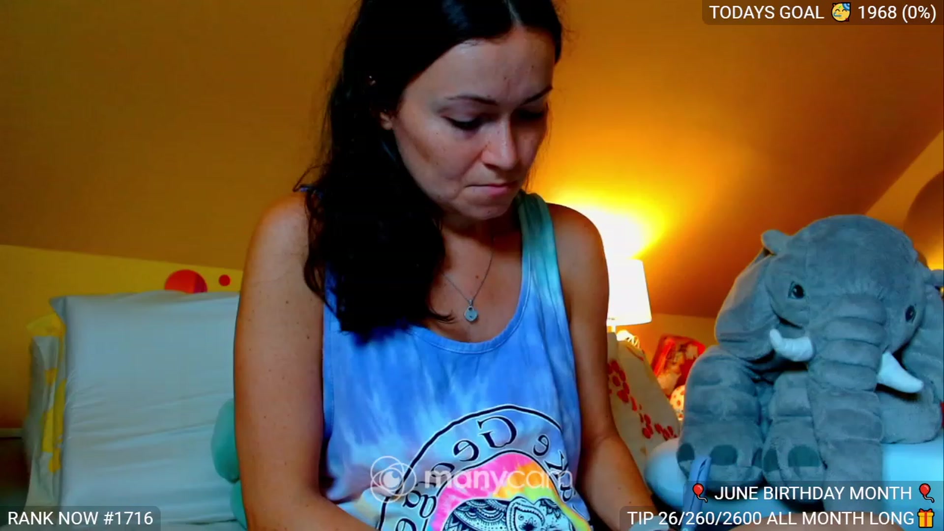 Gallery image thumbnail from BirthdayBella's myfreecams stream on, 06/22/2023, 17:36 image 3 of 20