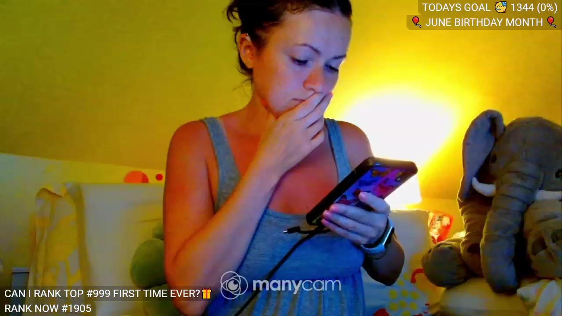 Gallery image thumbnail from BirthdayBella's myfreecams stream on, 06/26/2023, 02:23 image 8 of 20