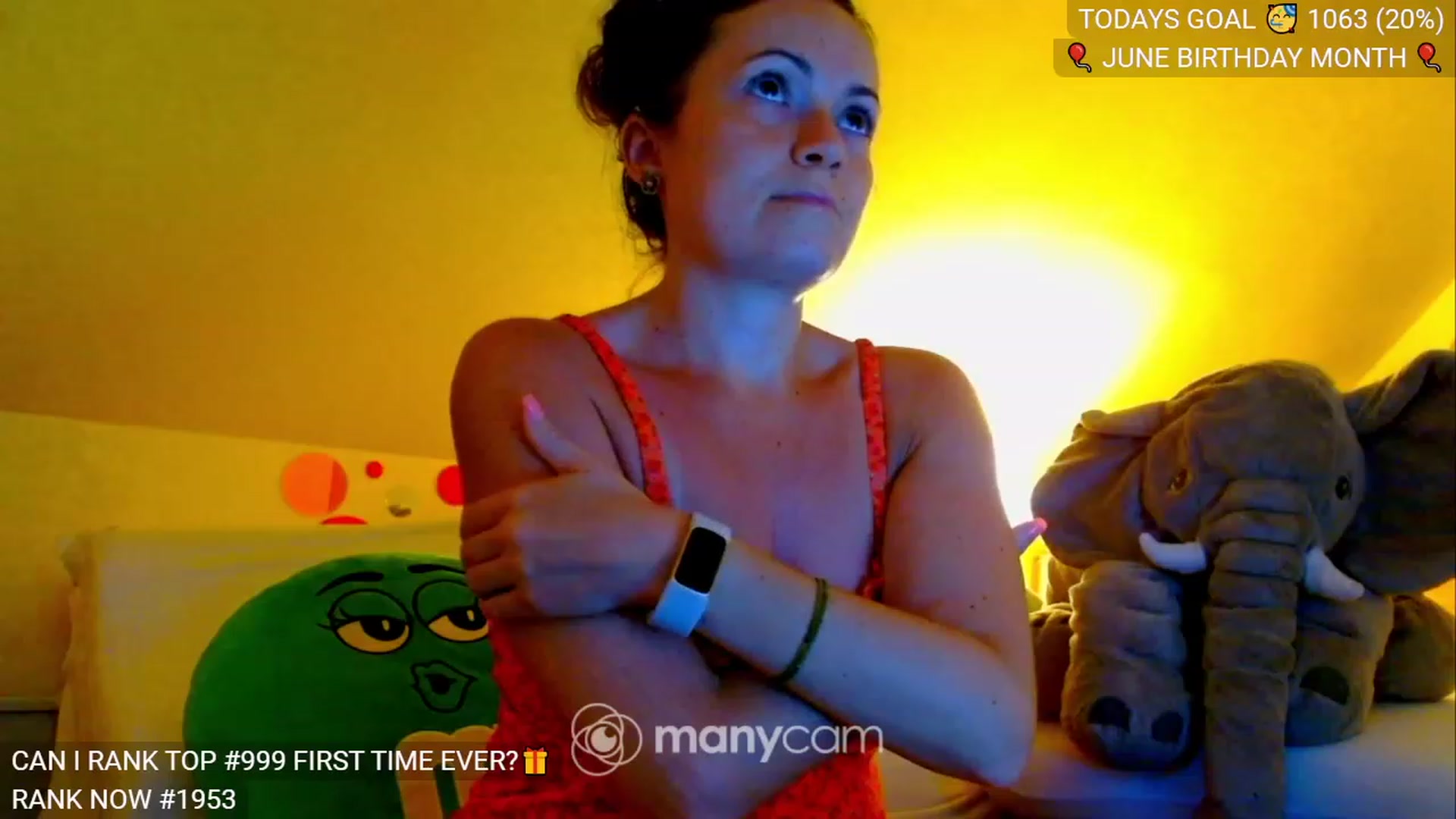 Gallery image thumbnail from BirthdayBella's myfreecams stream on, 06/27/2023, 24:40 image 14 of 20