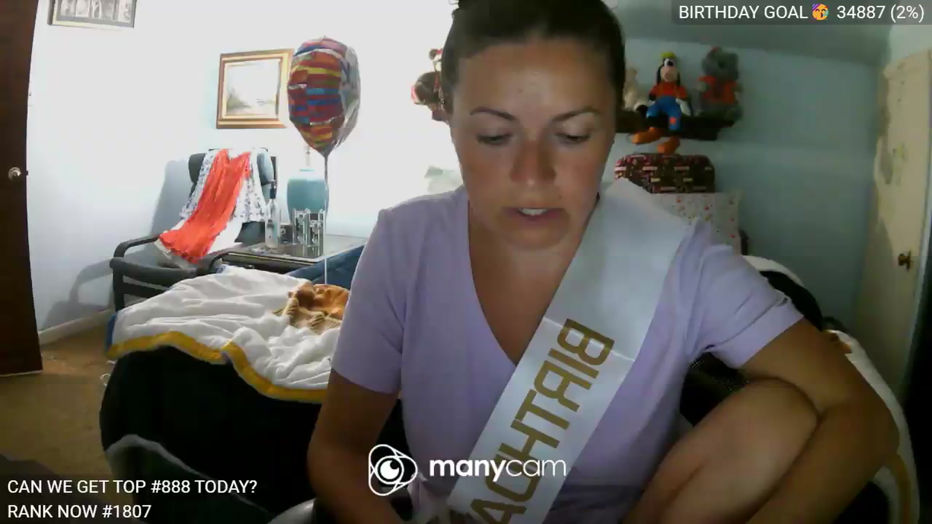 Gallery image thumbnail from BirthdayBella's myfreecams stream on, 06/10/2026, 24:57 image 18 of 20
