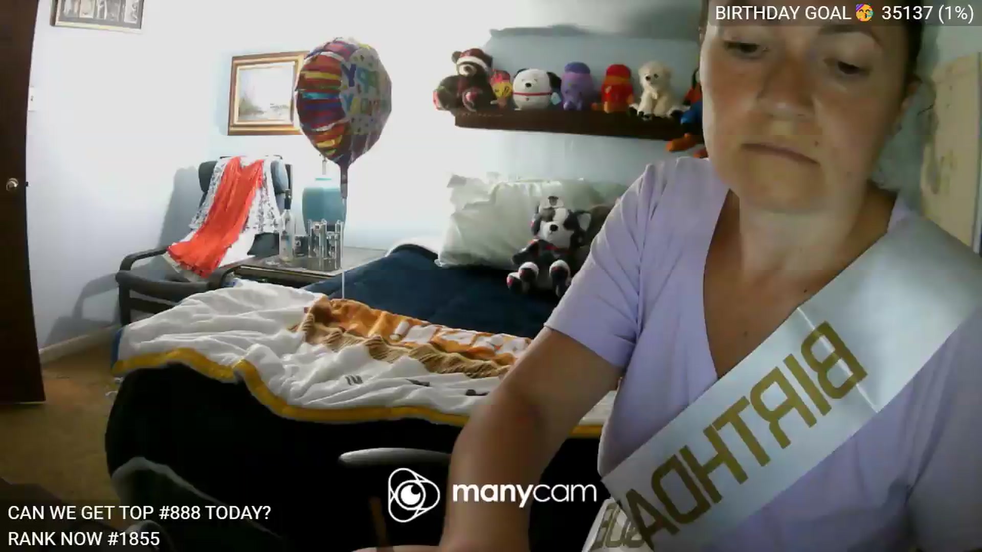 Gallery image thumbnail from BirthdayBella's myfreecams stream on, 06/10/2026, 24:57 image 6 of 20
