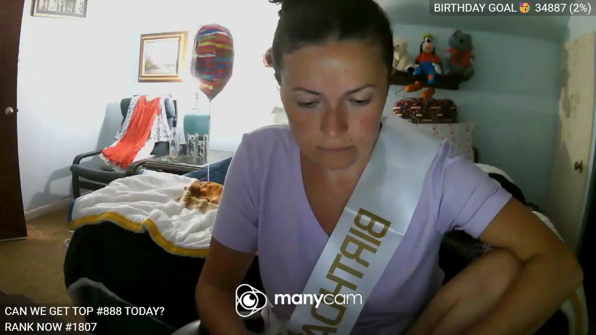 Gallery image thumbnail from BirthdayBella's myfreecams stream on, 06/10/2026, 24:57 image 19 of 20