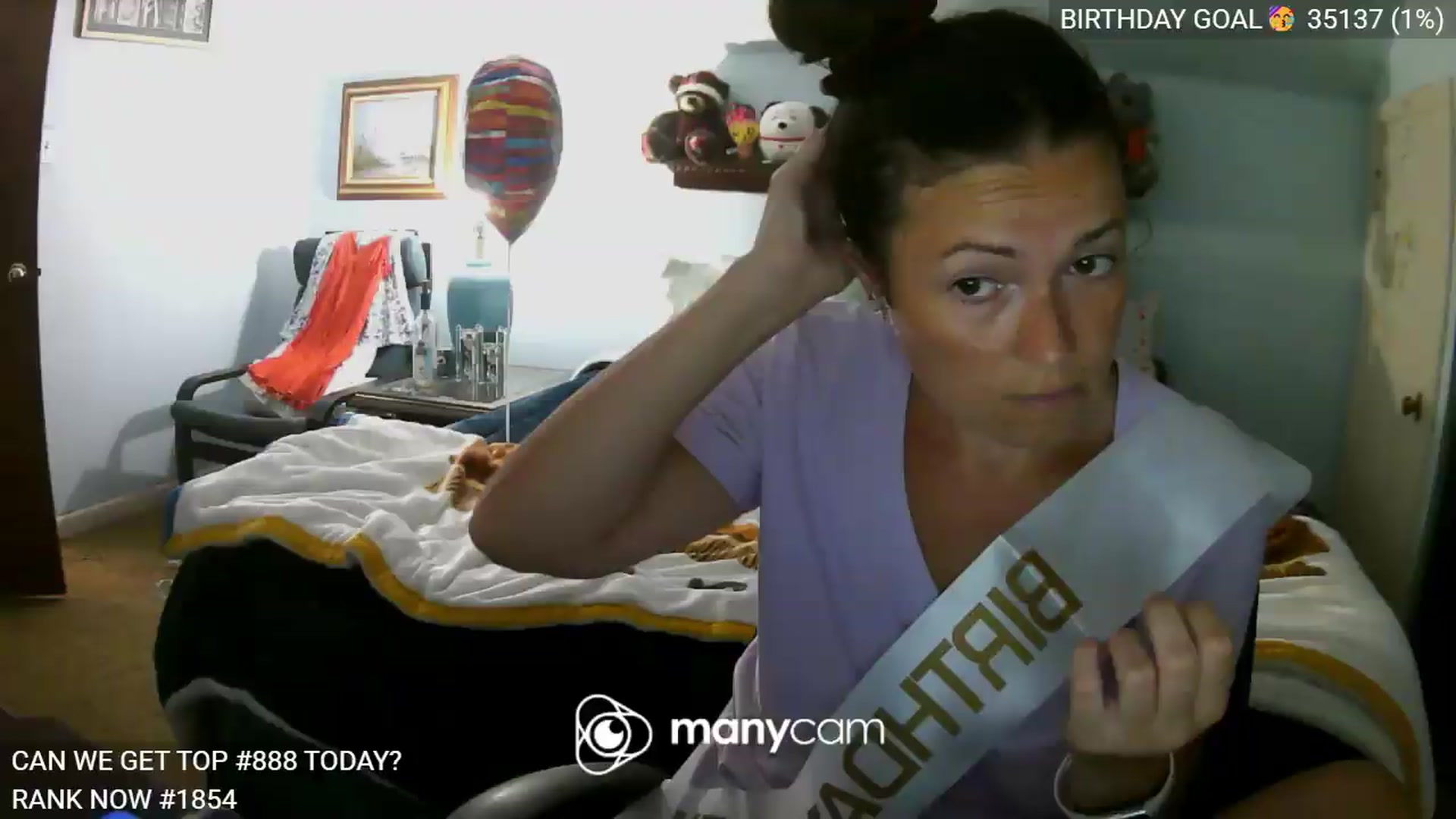Gallery image thumbnail from BirthdayBella's myfreecams stream on, 06/10/2026, 24:57 image 1 of 20