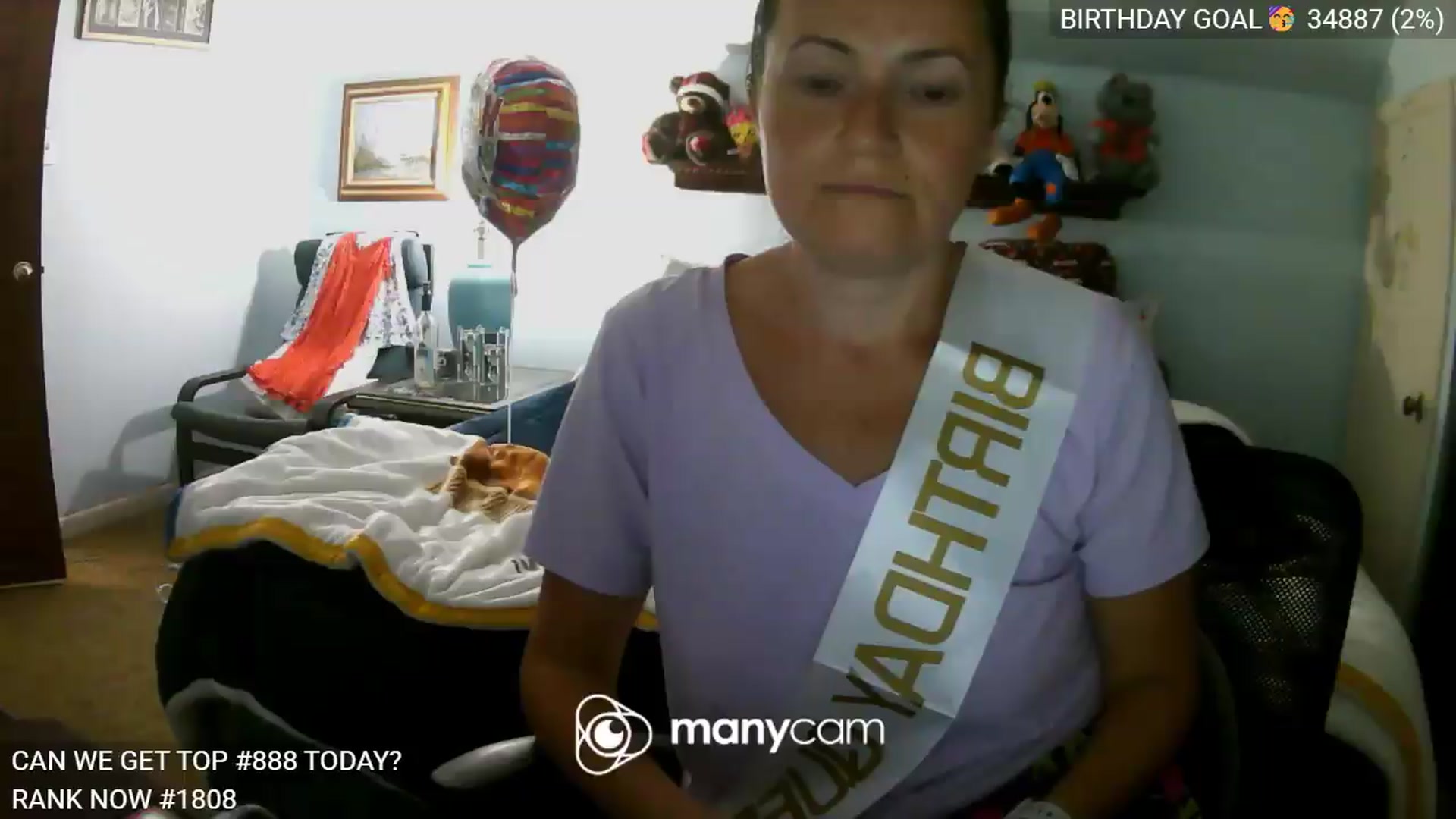 Gallery image thumbnail from BirthdayBella's myfreecams stream on, 06/10/2026, 24:57 image 12 of 20